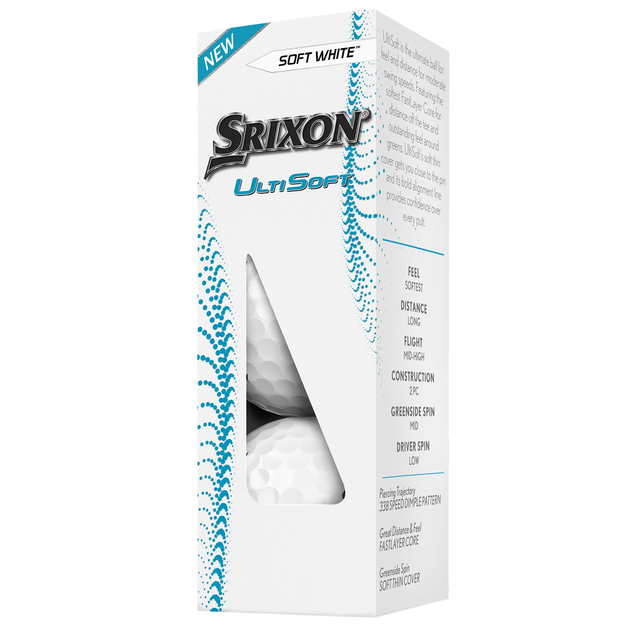 Srixon Ultisoft 4 balles de golf