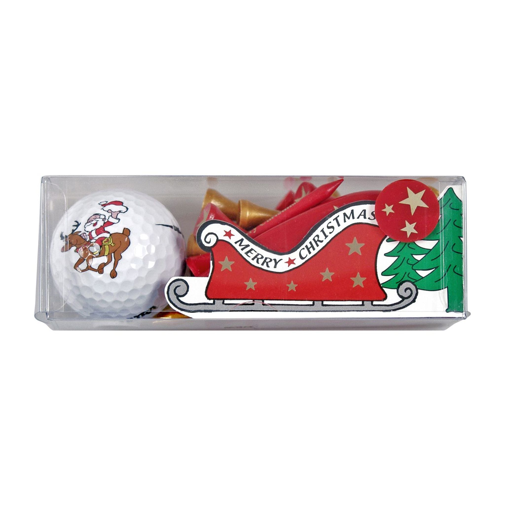 Sportiques Golf Gifts Riding Santa (balle et t-shirts)