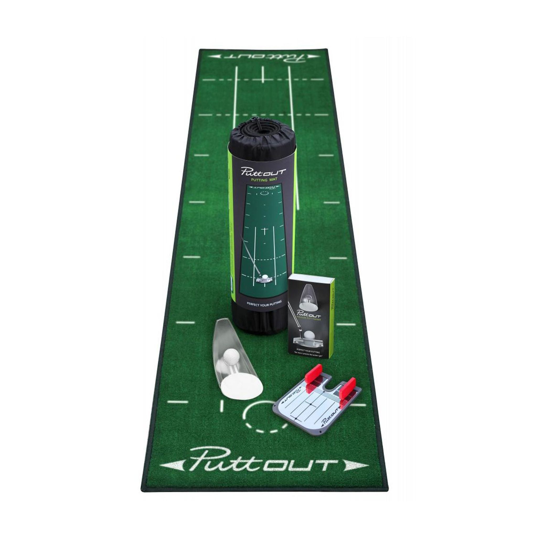 Ensemble PuttOUT Ultimate (tapis de putting vert)