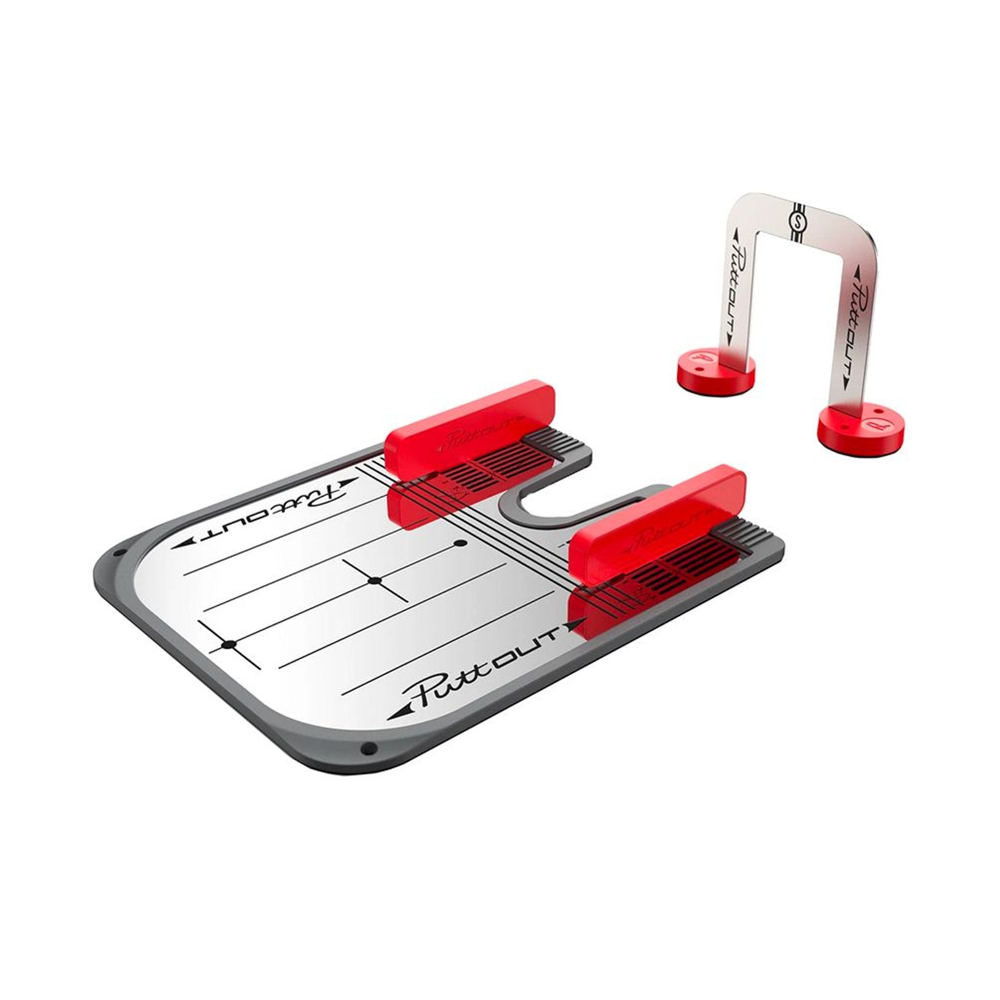 Miroir de putting PuttOUT Rouge/Gris