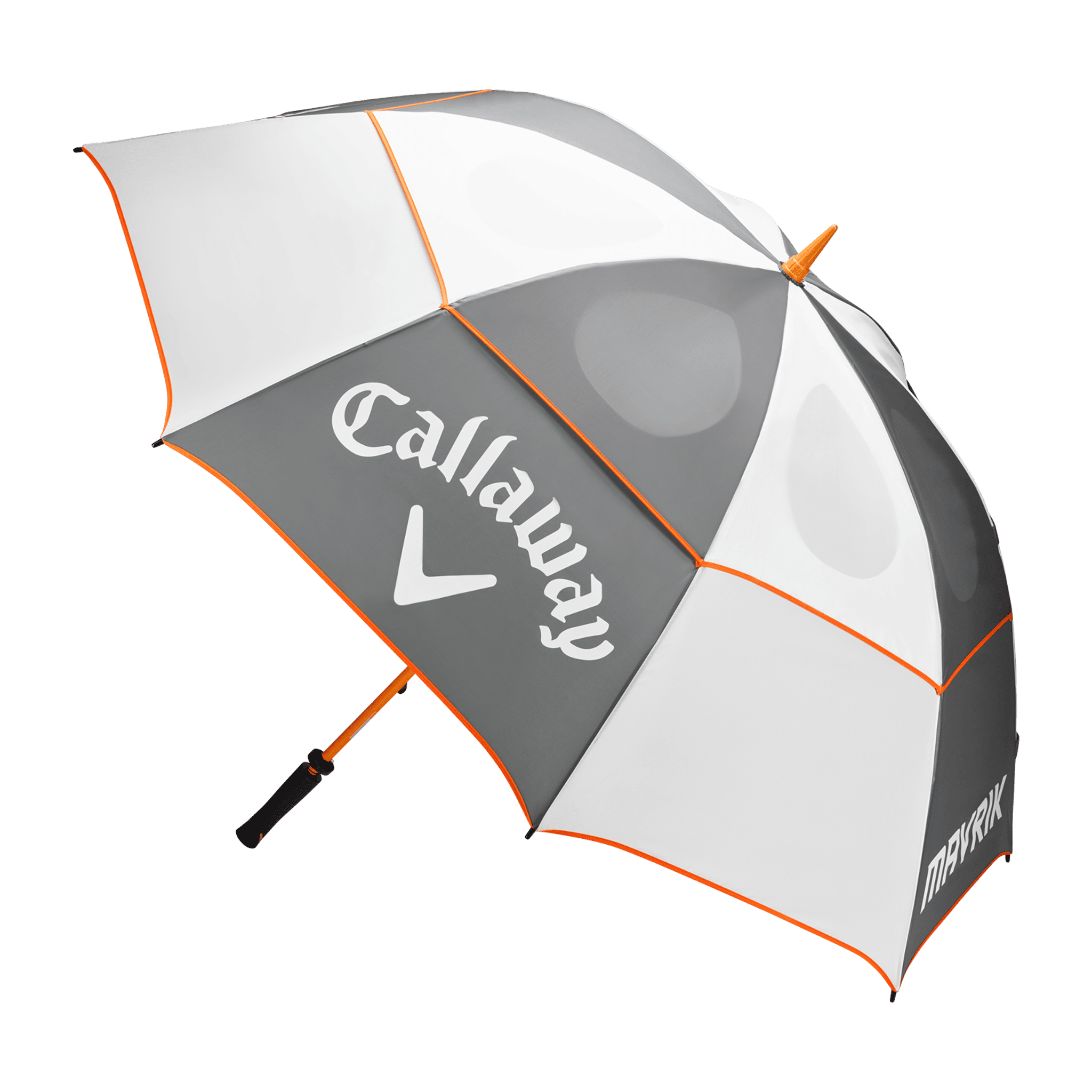 Parapluie Callaway Mavrik 68 DBL Blanc/Anthracite/Orange