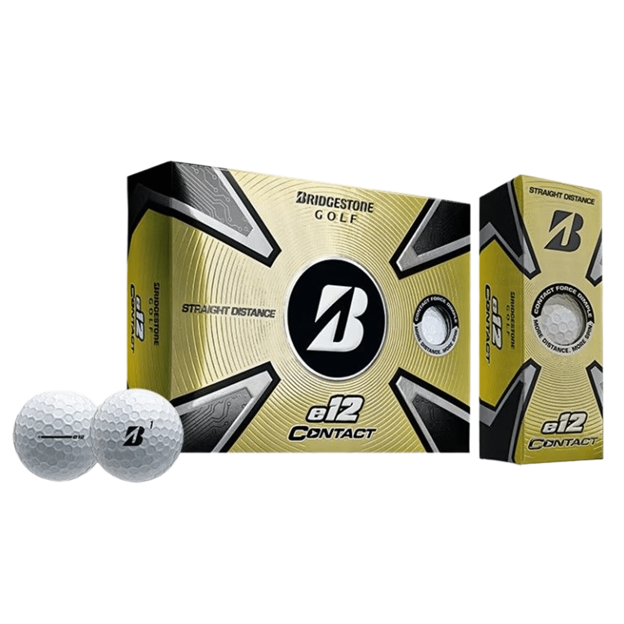 Balles de golf Bridgestone e12 Contact (12 pièces)