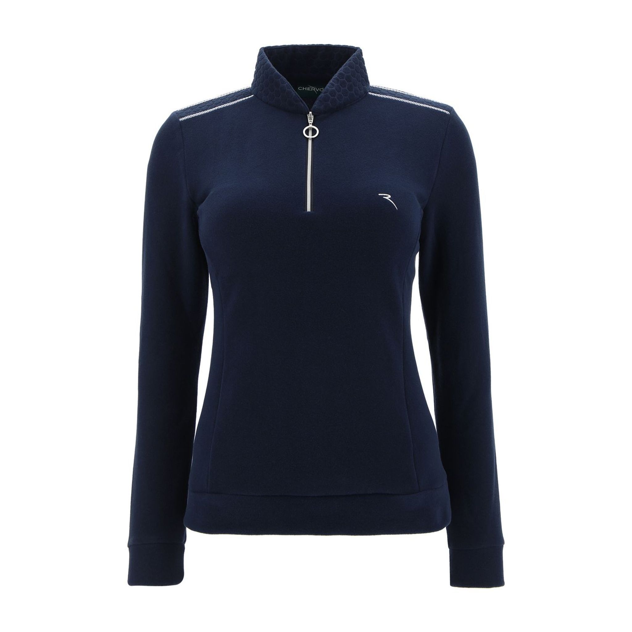 Polo Chervo W Aurea LS pour femme, bleu marine