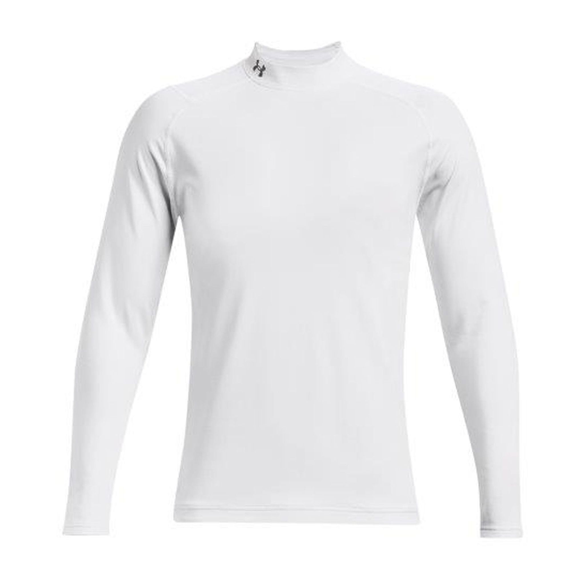 Under Armour M Polo Mock Manches Longues Blanc Homme