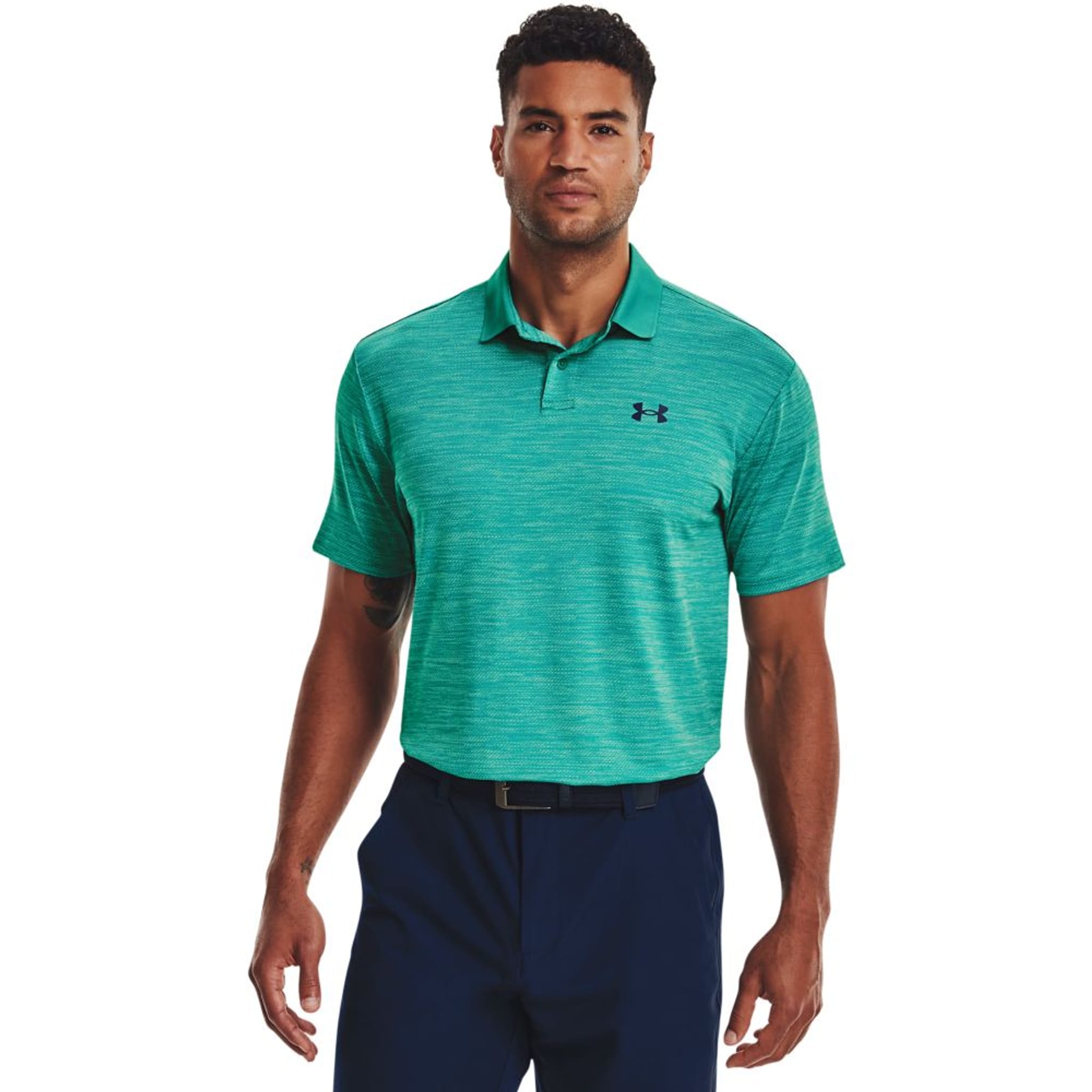 Under Armour M Polo Performance 2.0 Cerulean/Academy Homme