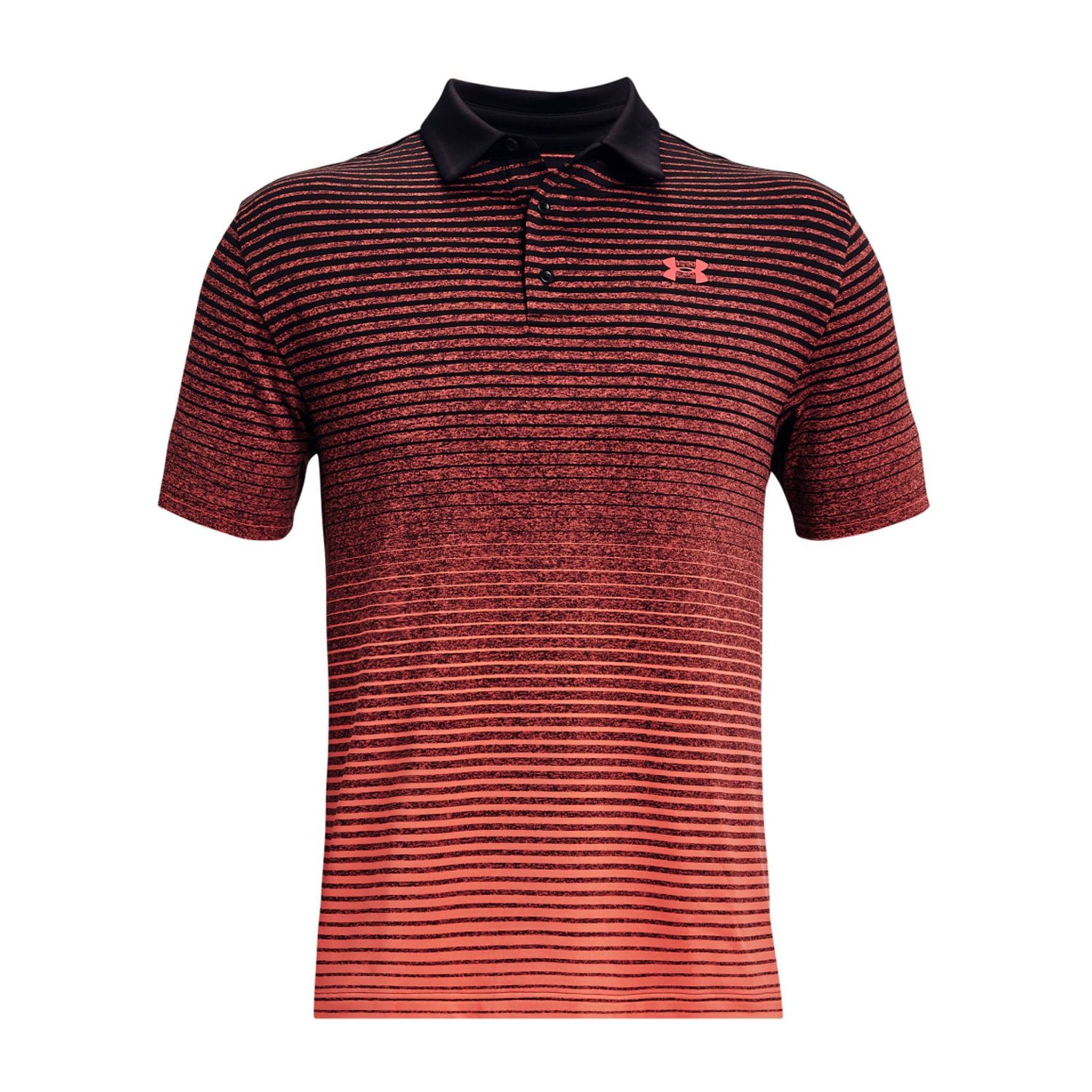 Polo Under Armour Playoff 2.0 Noir/Rouge venin/Rouge venin Homme