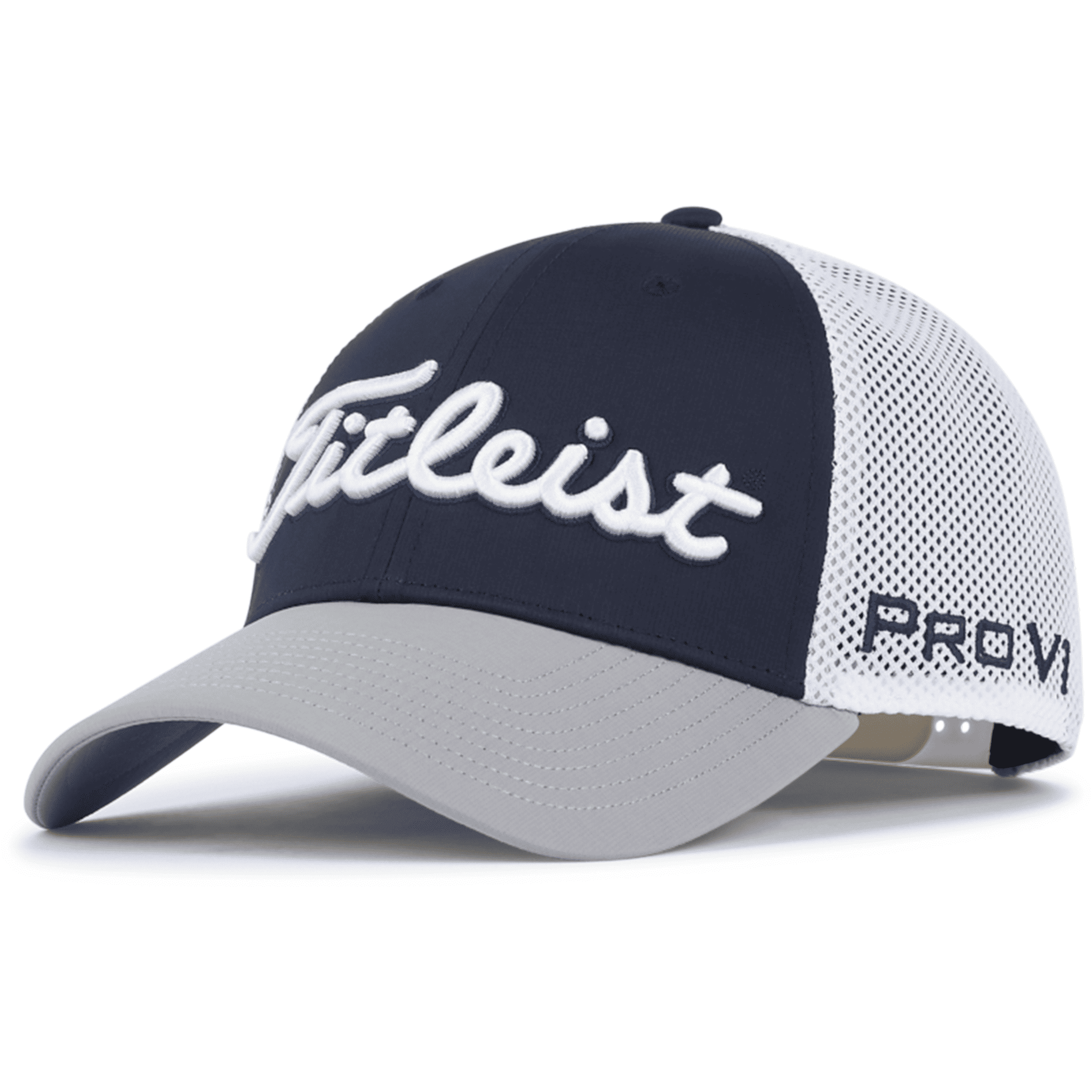 Casquette de golf Titleist Tour Performance Mesh Blanc/Marine/Gris Her Homme