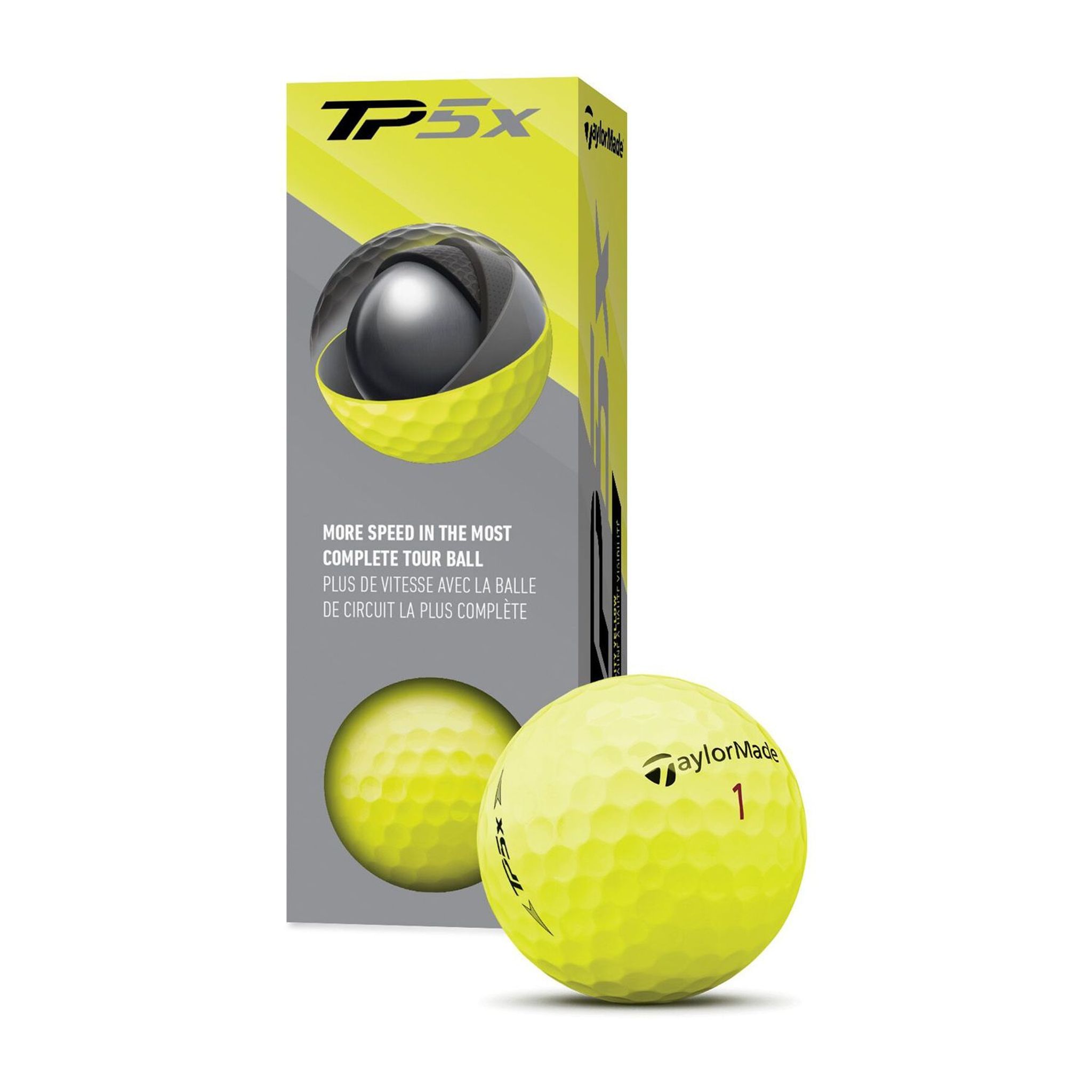 TaylorMade TP5x (20) [12 balles] Jaune