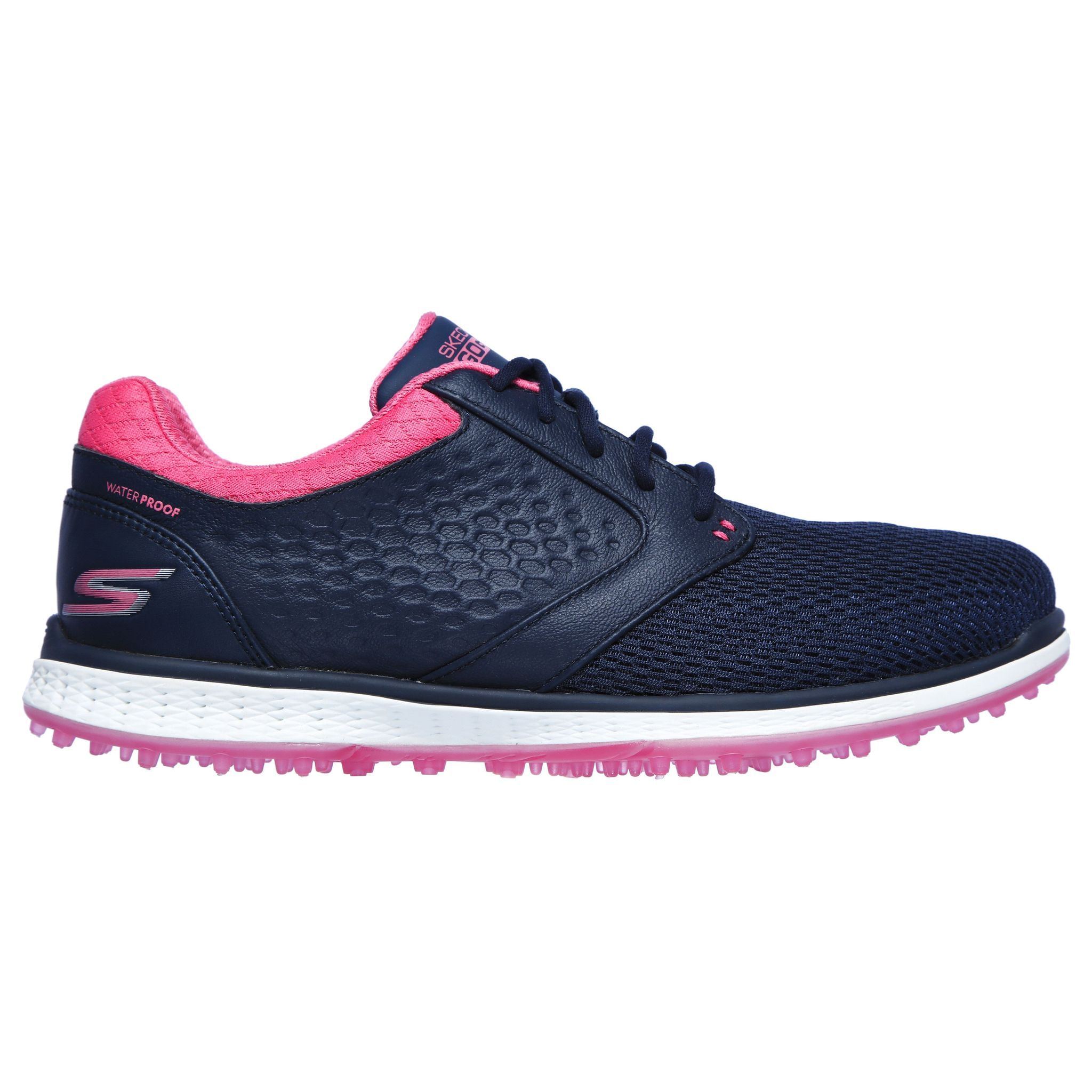 Skechers W Elite 3 Grand Bleu Marine/Rose Femme