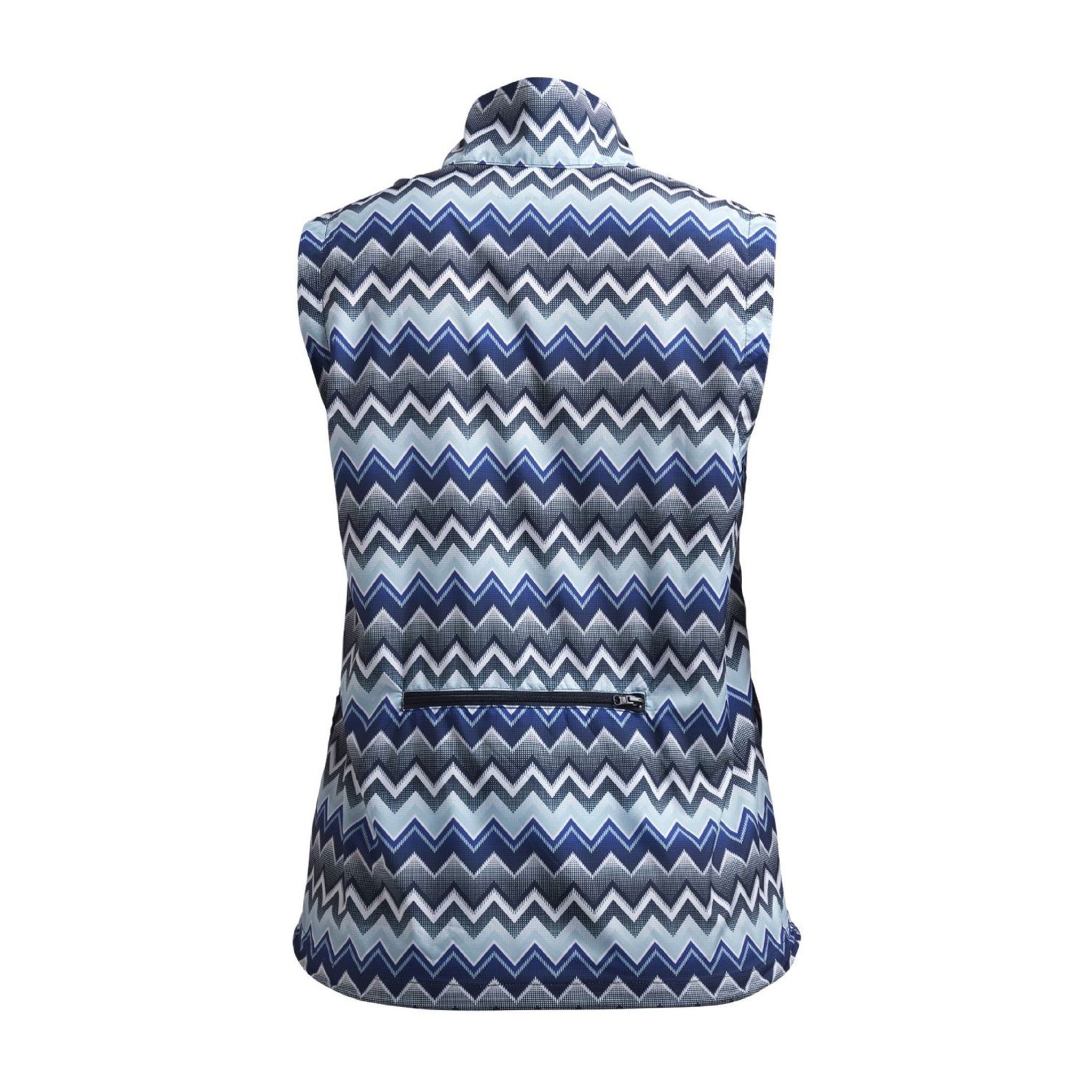 Veste coupe-vent Röhnisch Pocket Zigzag bleu femme