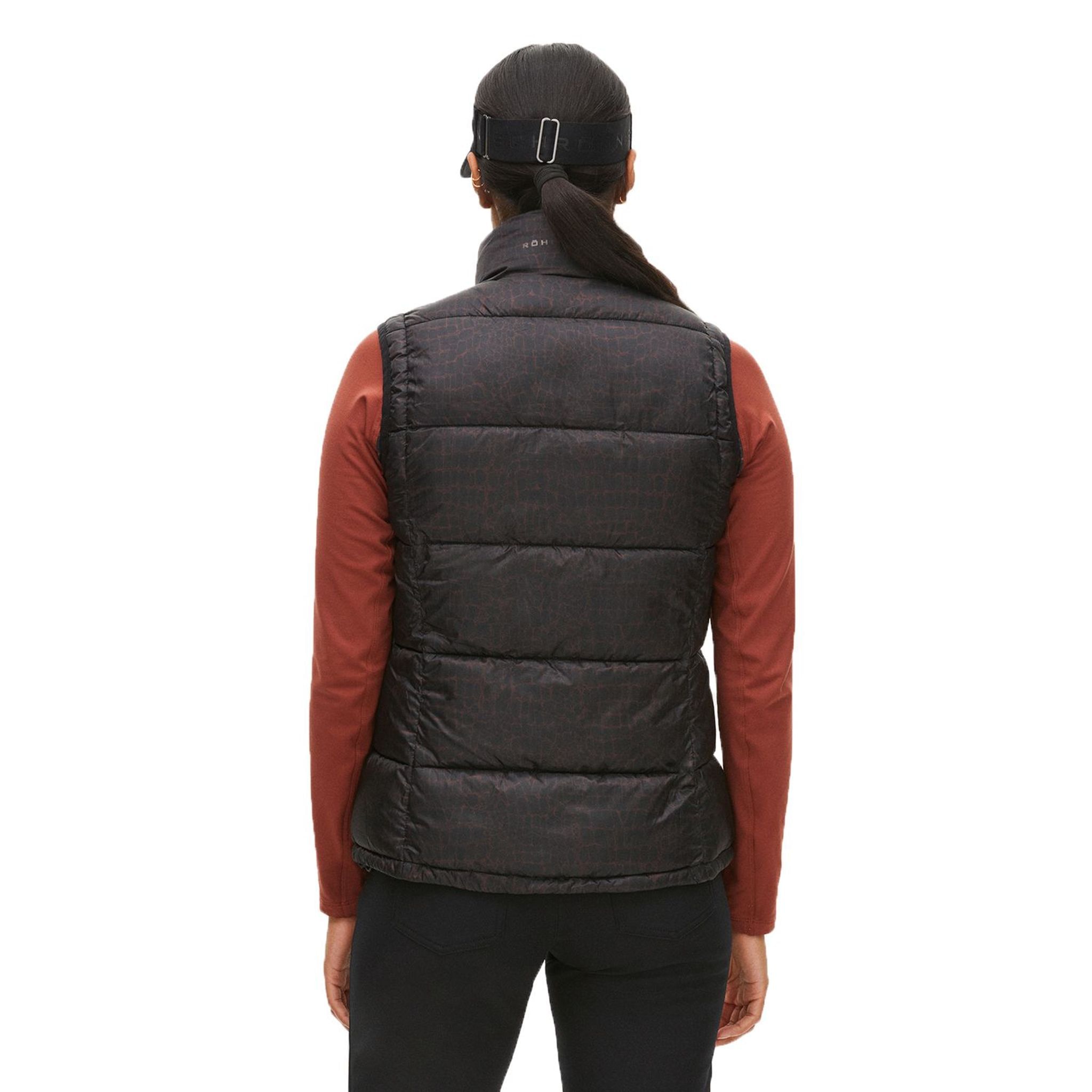 Röhnisch Avery Golf Vest Marron Crocco Femme Femme