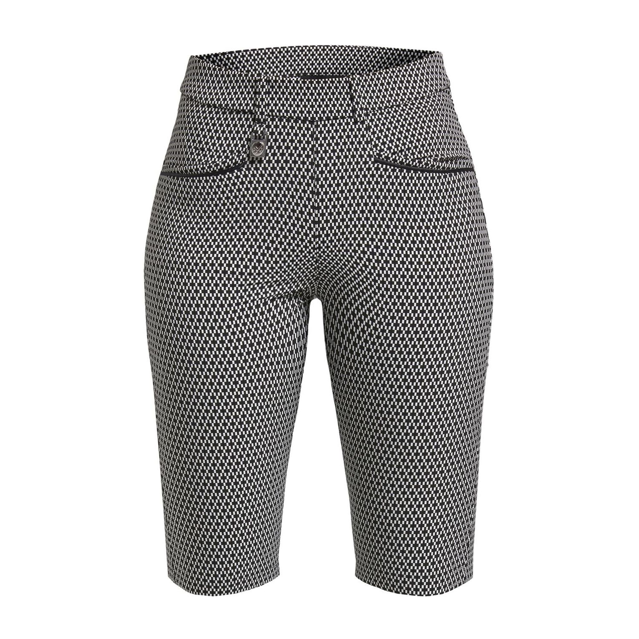 Röhnisch Bermuda Smooth Black/White Check Damen