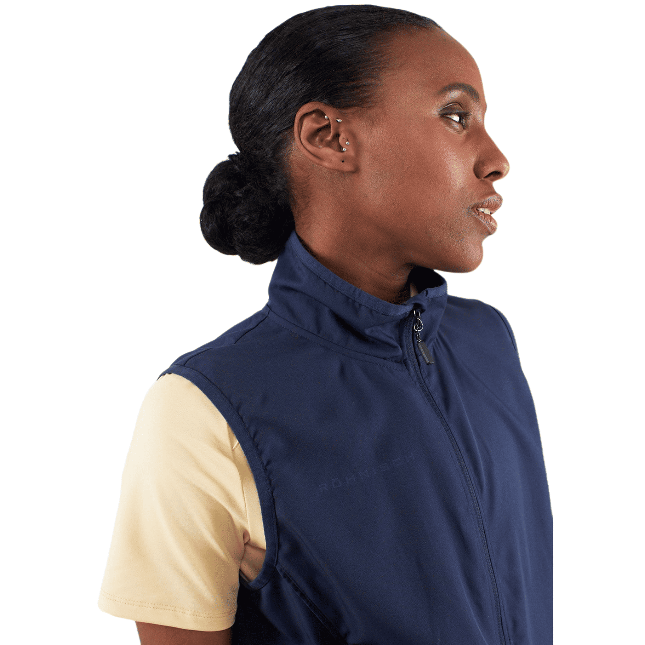 Gilet de golf Röhnisch Accelerate bleu marine pour femme