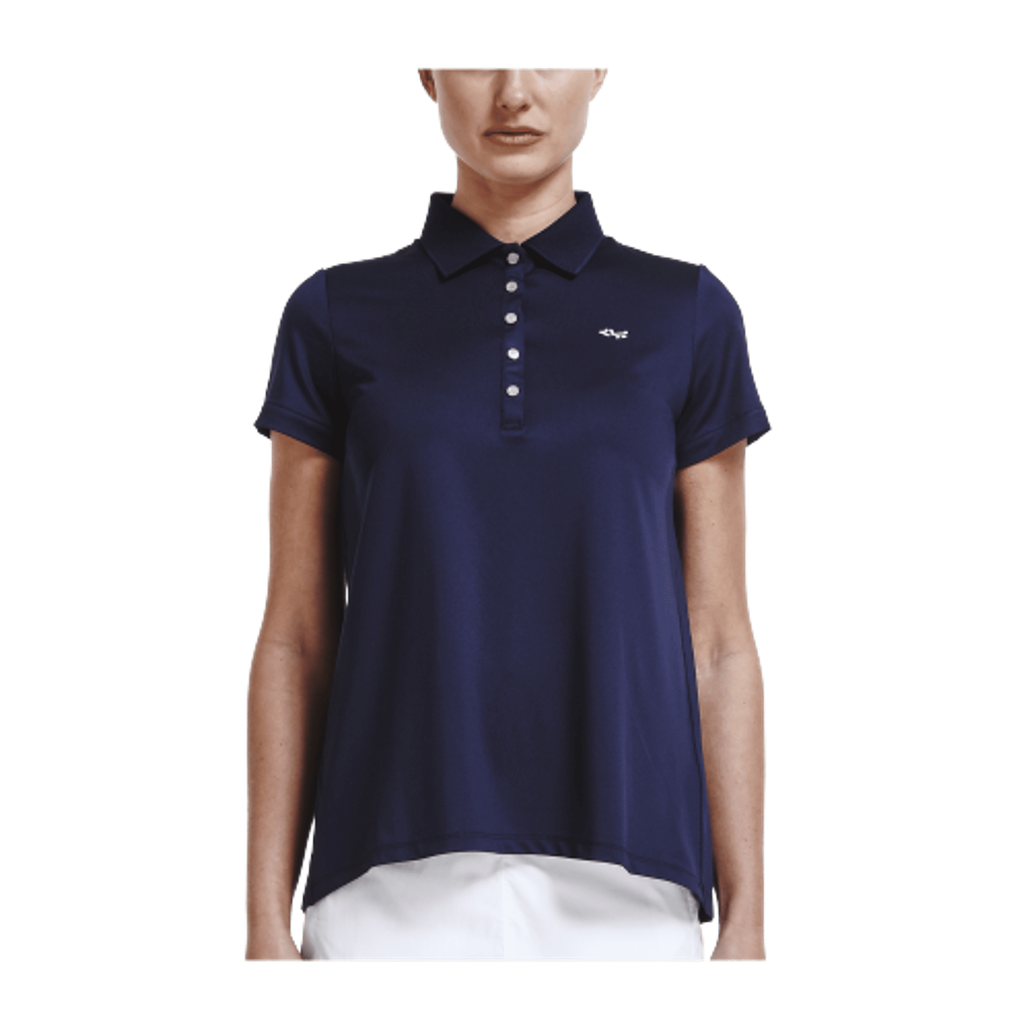 Polo Röhnisch Plissé Indigo Night Femme