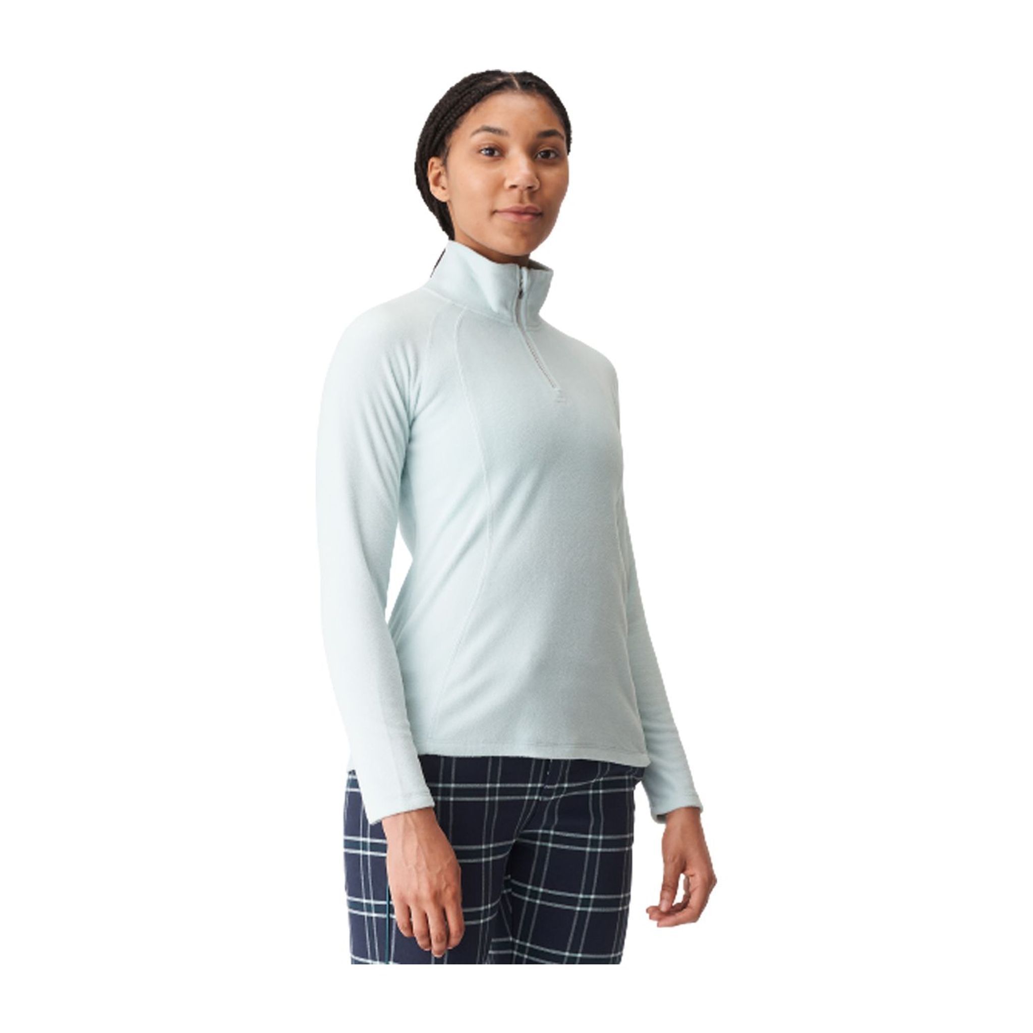 Chemise polaire Röhnisch W Amy Half Zip Bleu pastel Femme