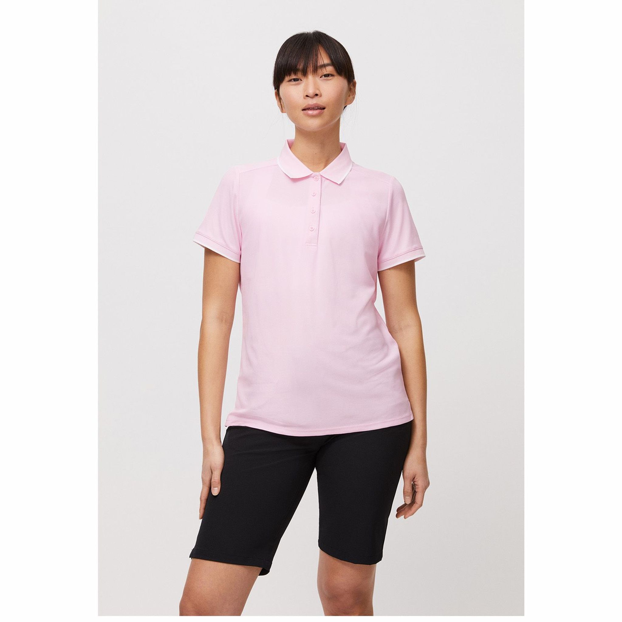 Polo de golf Röhnisch Miriam pour femme, rose, pour femme