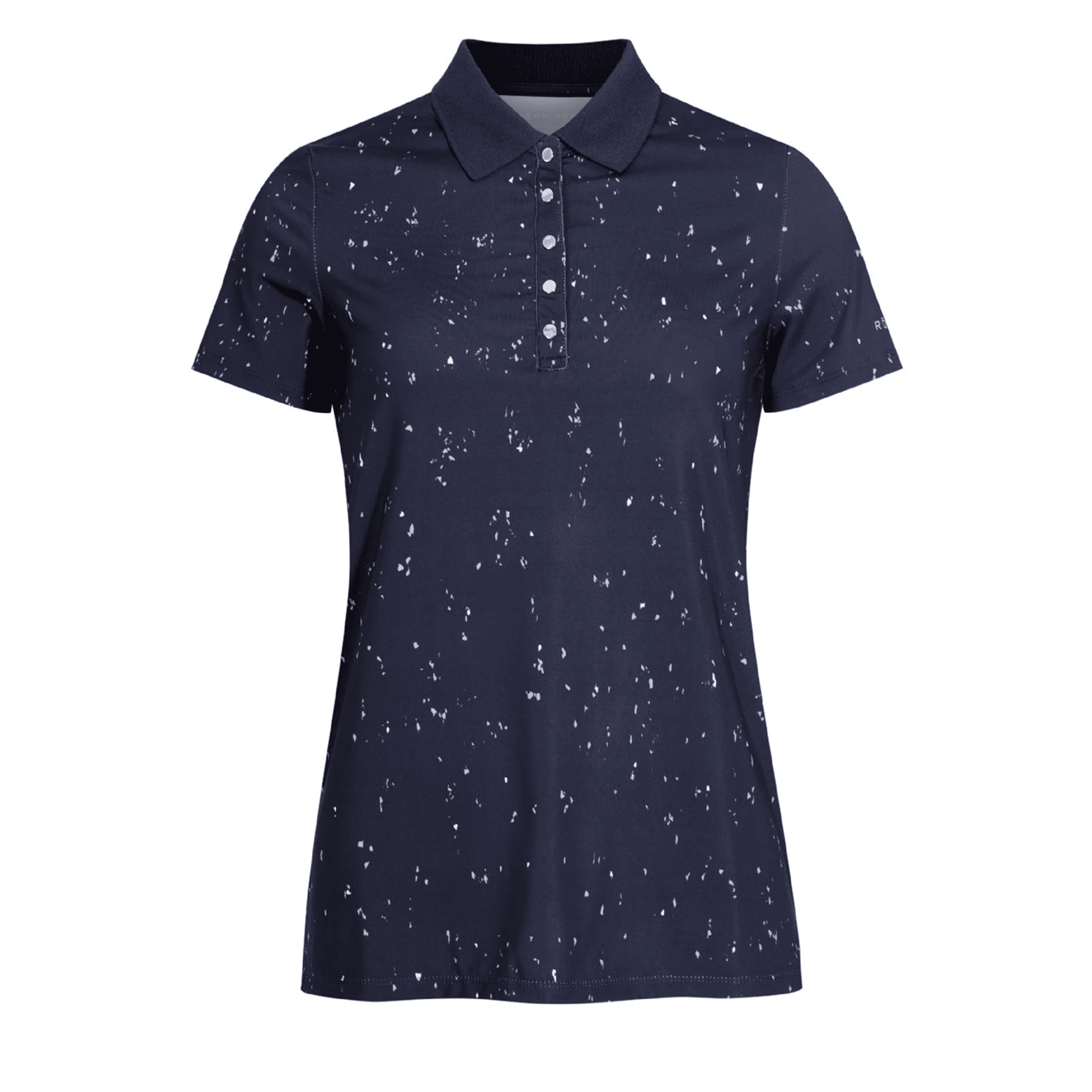 Polo Röhnisch Direction bleu marine à micro-points pour femme