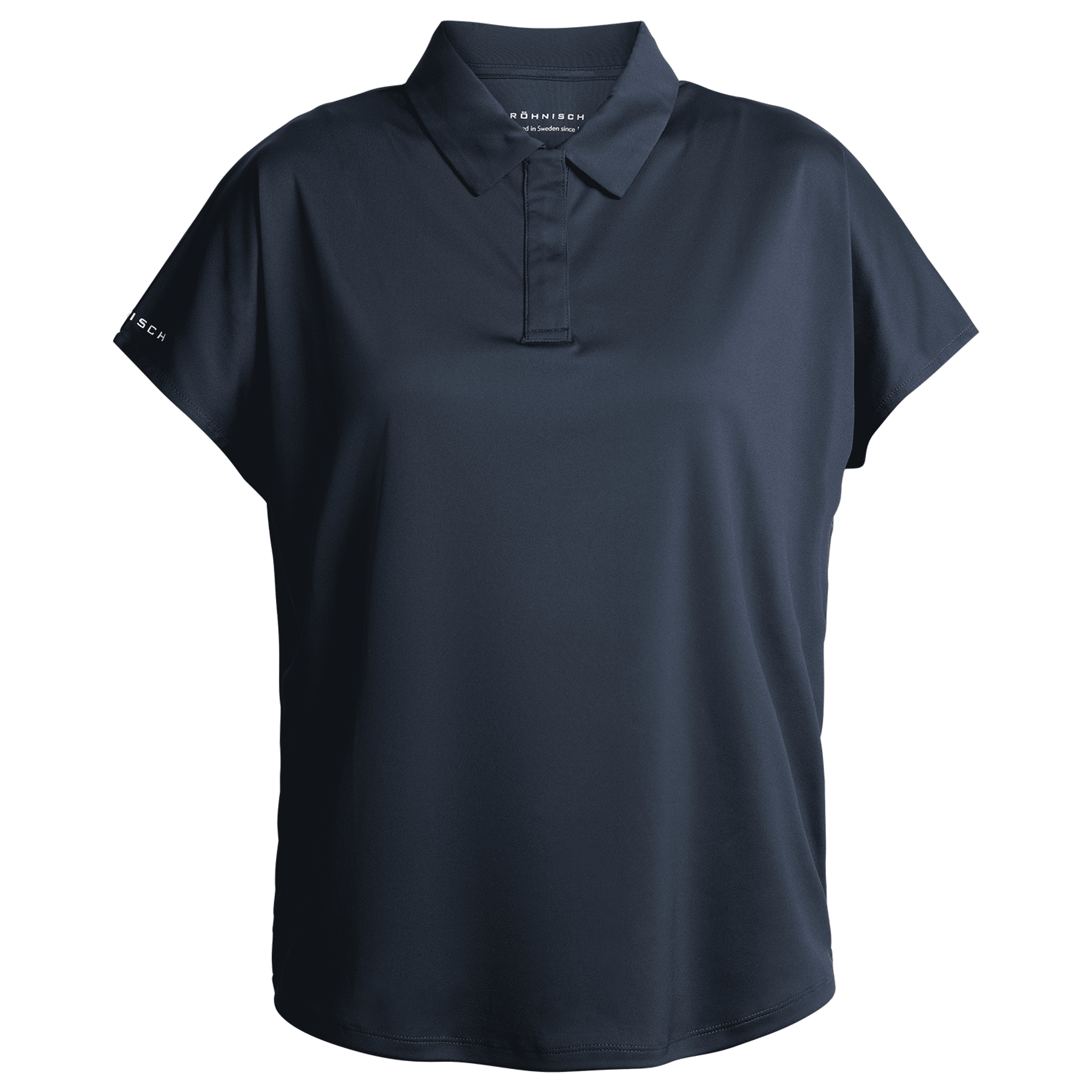 Polo de golf ample Corinne de Röhnisch pour femme, bleu marine