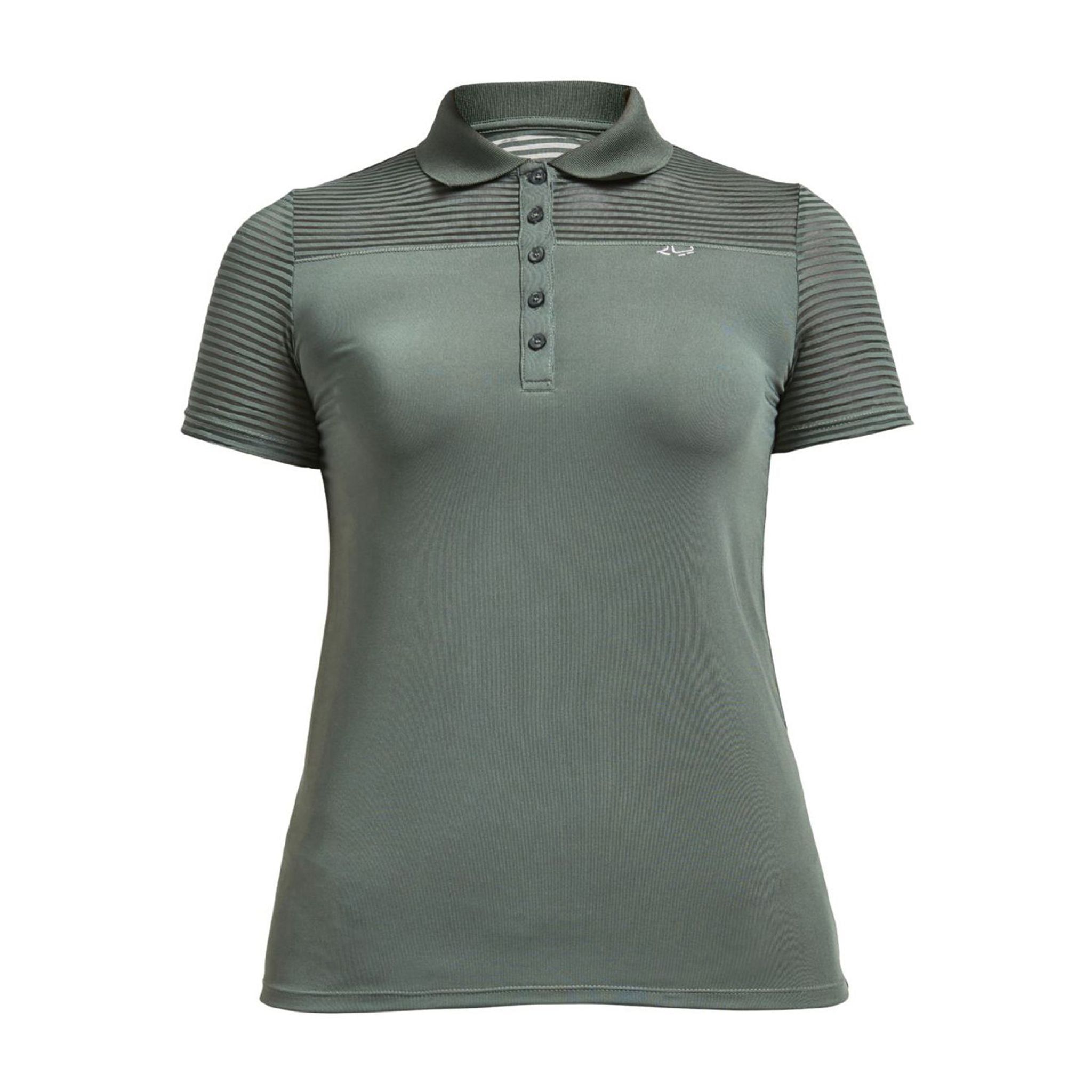 Polo Röhnisch W Miko SS pour femme, vert palmier