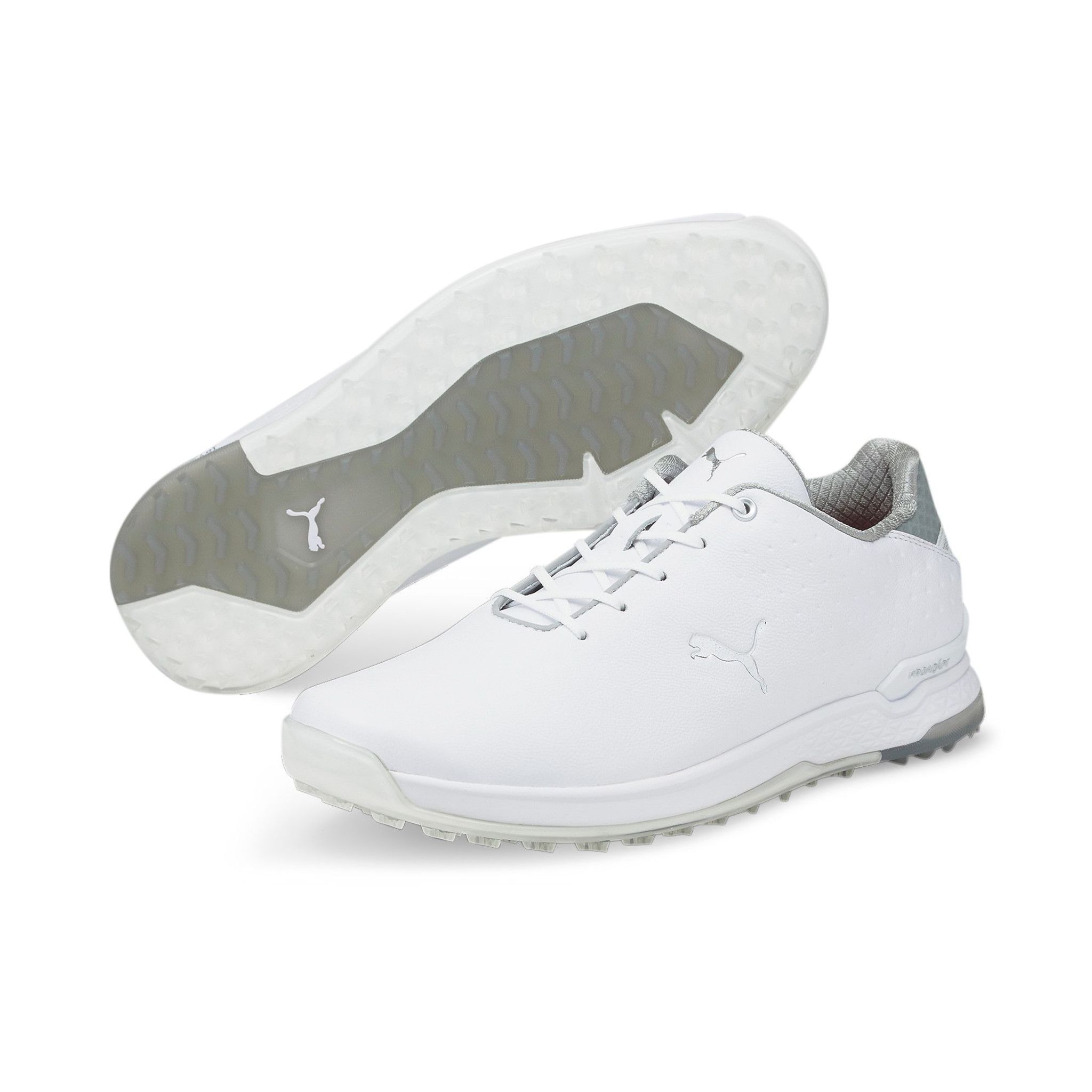 Puma M Proadapt Alphacat Leather Puma Blanc/Puma Argent Homme