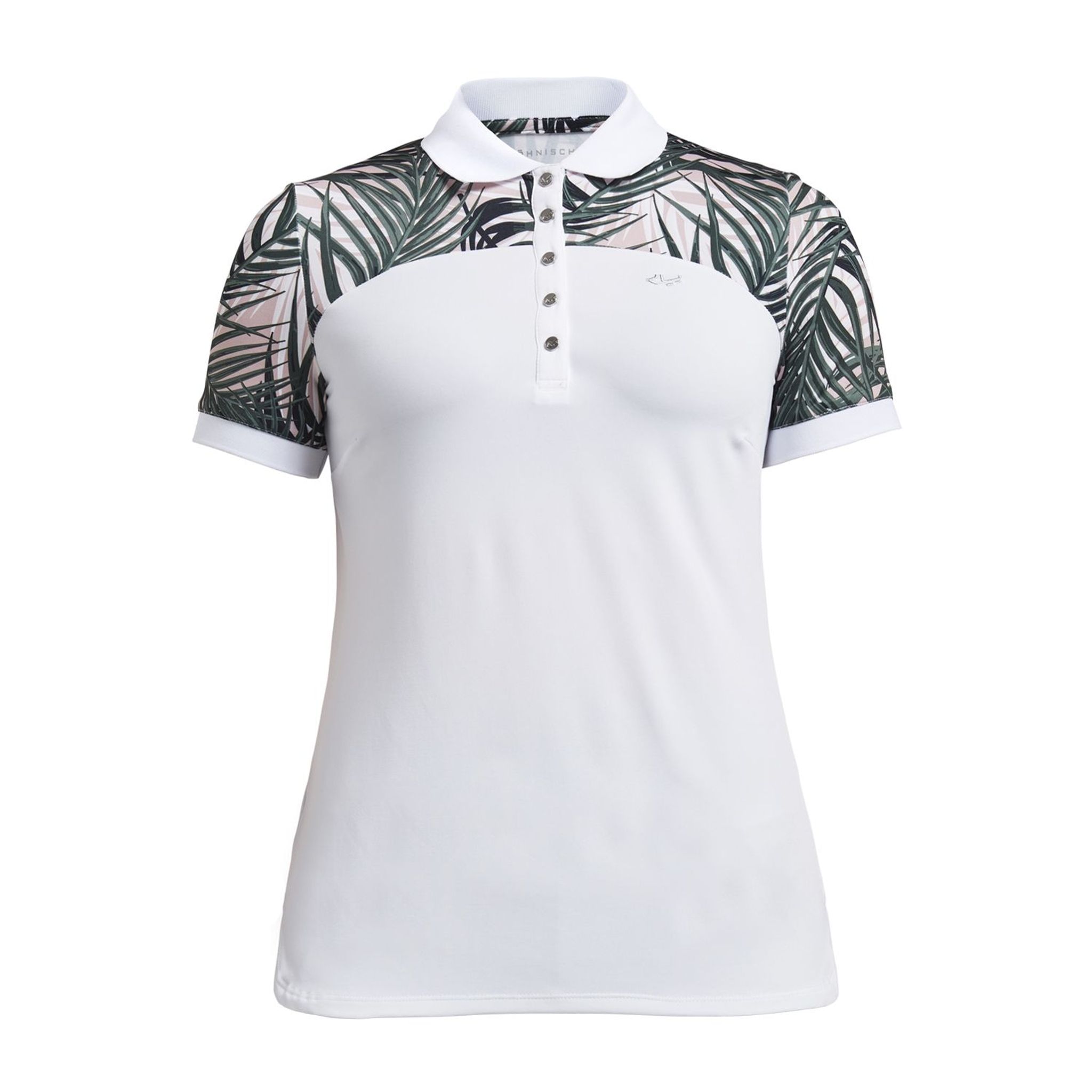 Polo Röhnisch W Element Block SS Palm rose pâle femme