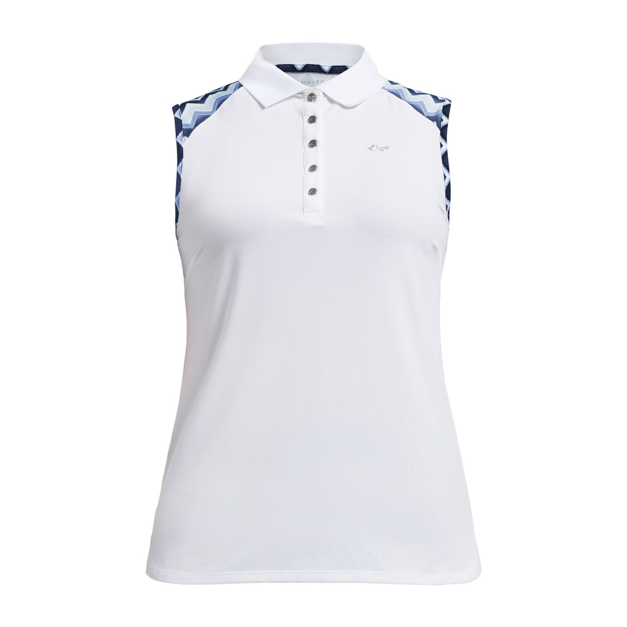 Polo Röhnisch Element SL Zigzag Bleu Femme