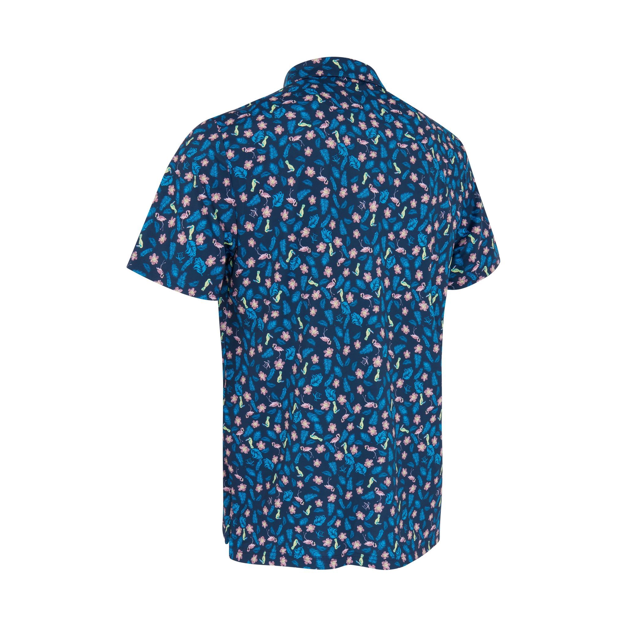 Polo Penguin SS Original Whimsical Tropical Print Homme