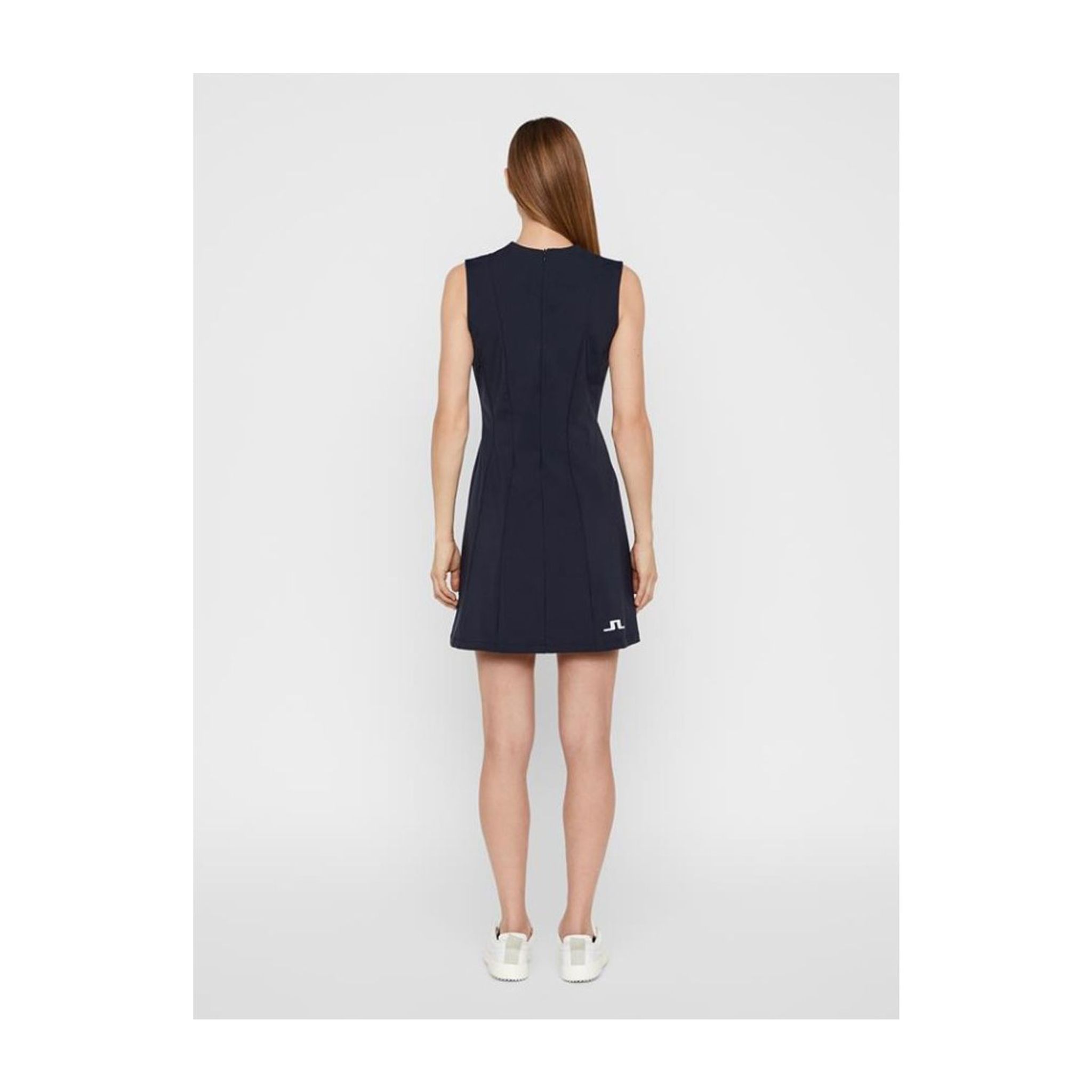 Robe sculptante J. Lindeberg W Jasmin Lux Jl Navy pour femme