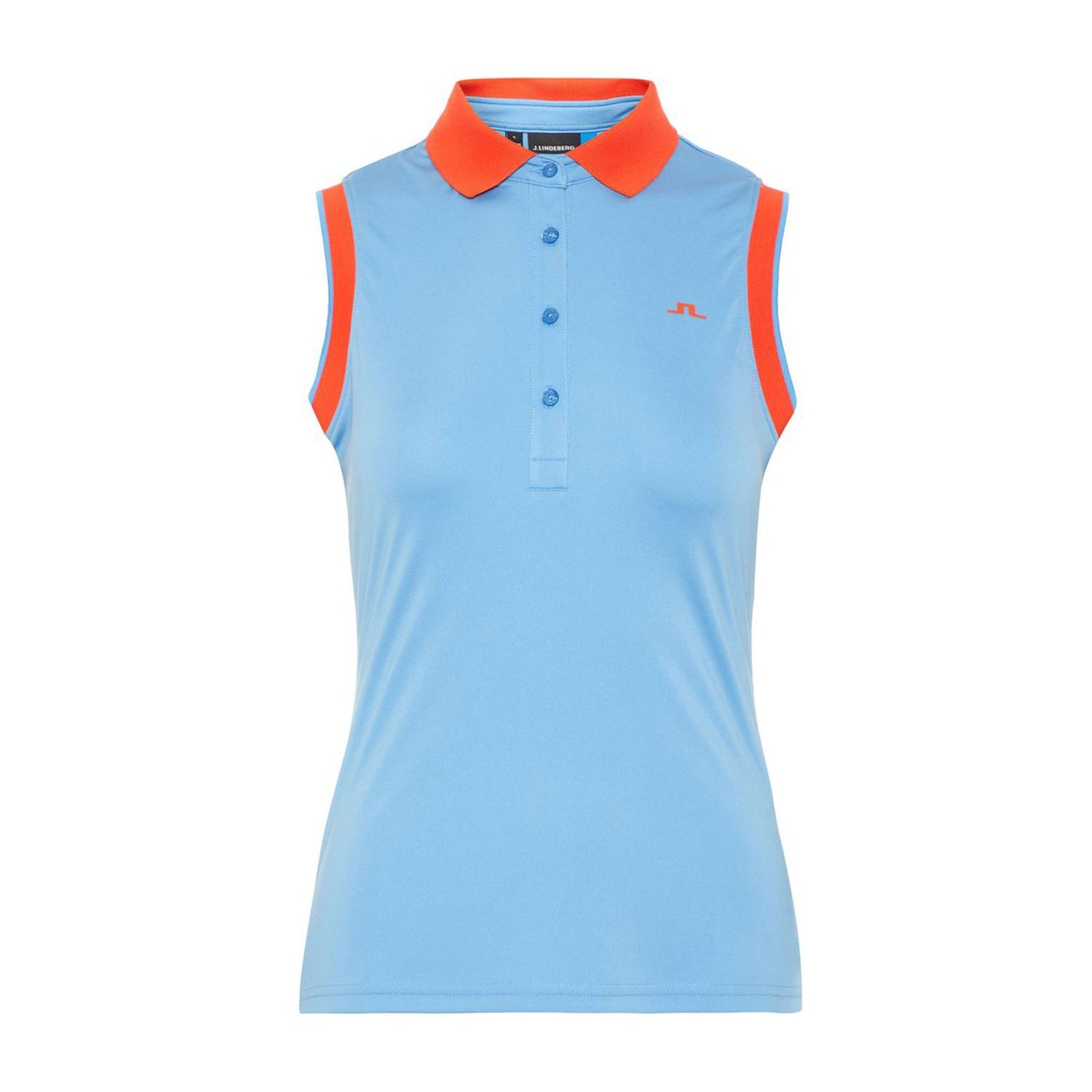 Polo Coolmax J. Lindeberg W Lyla-TX pour femme, bleu lac