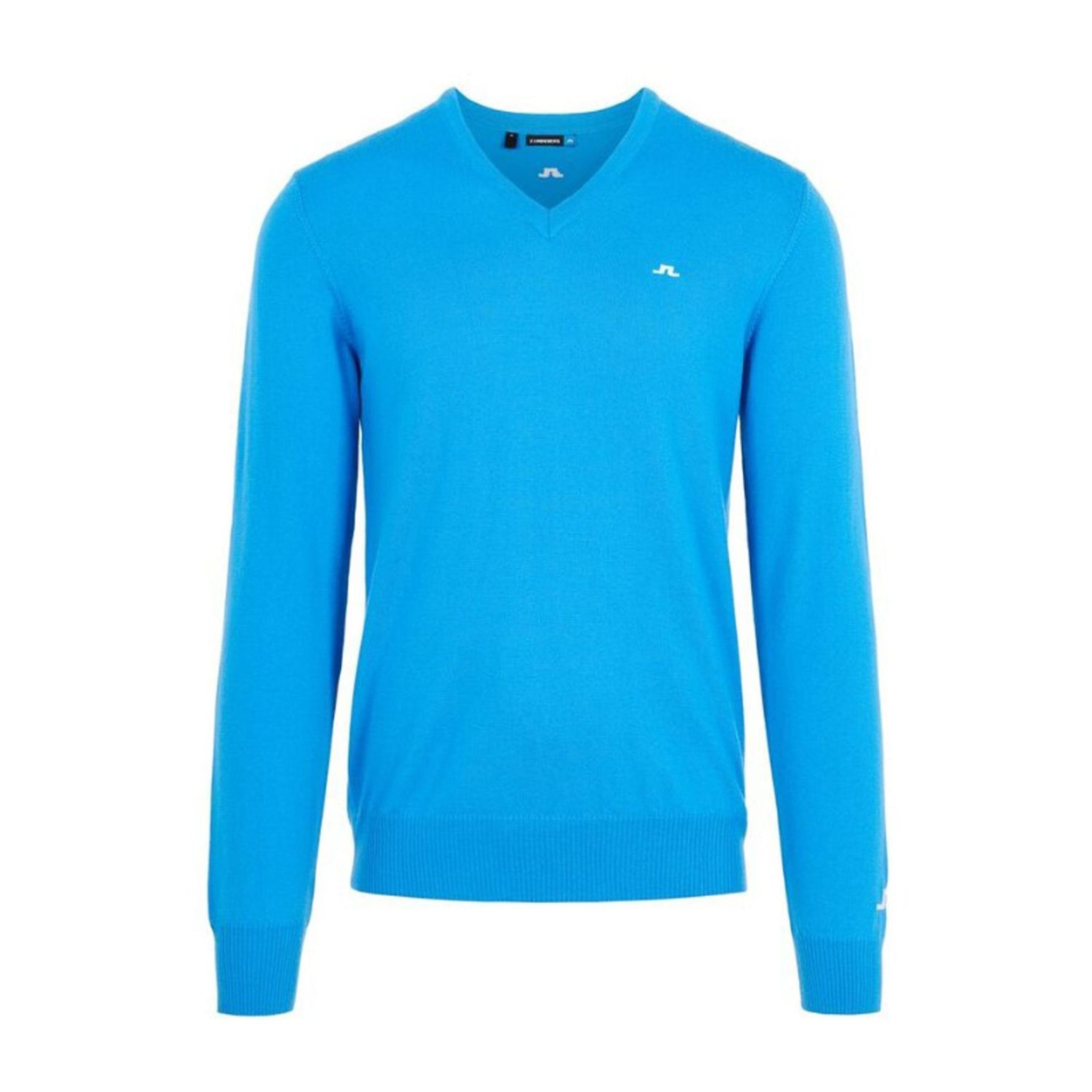 Pull en laine mérinos J. Lindeberg M Lymann-Tour True Blue pour homme