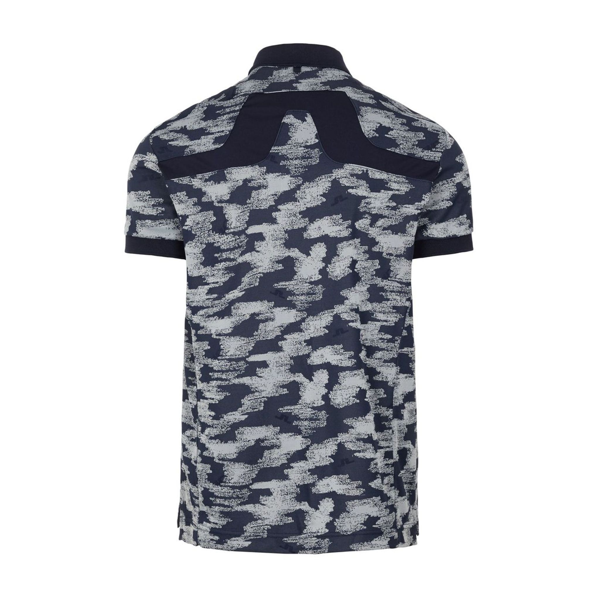 Polo J. Lindeberg M KV Jacquard Reg Fit-TX Jaqua Camou Grey Homme