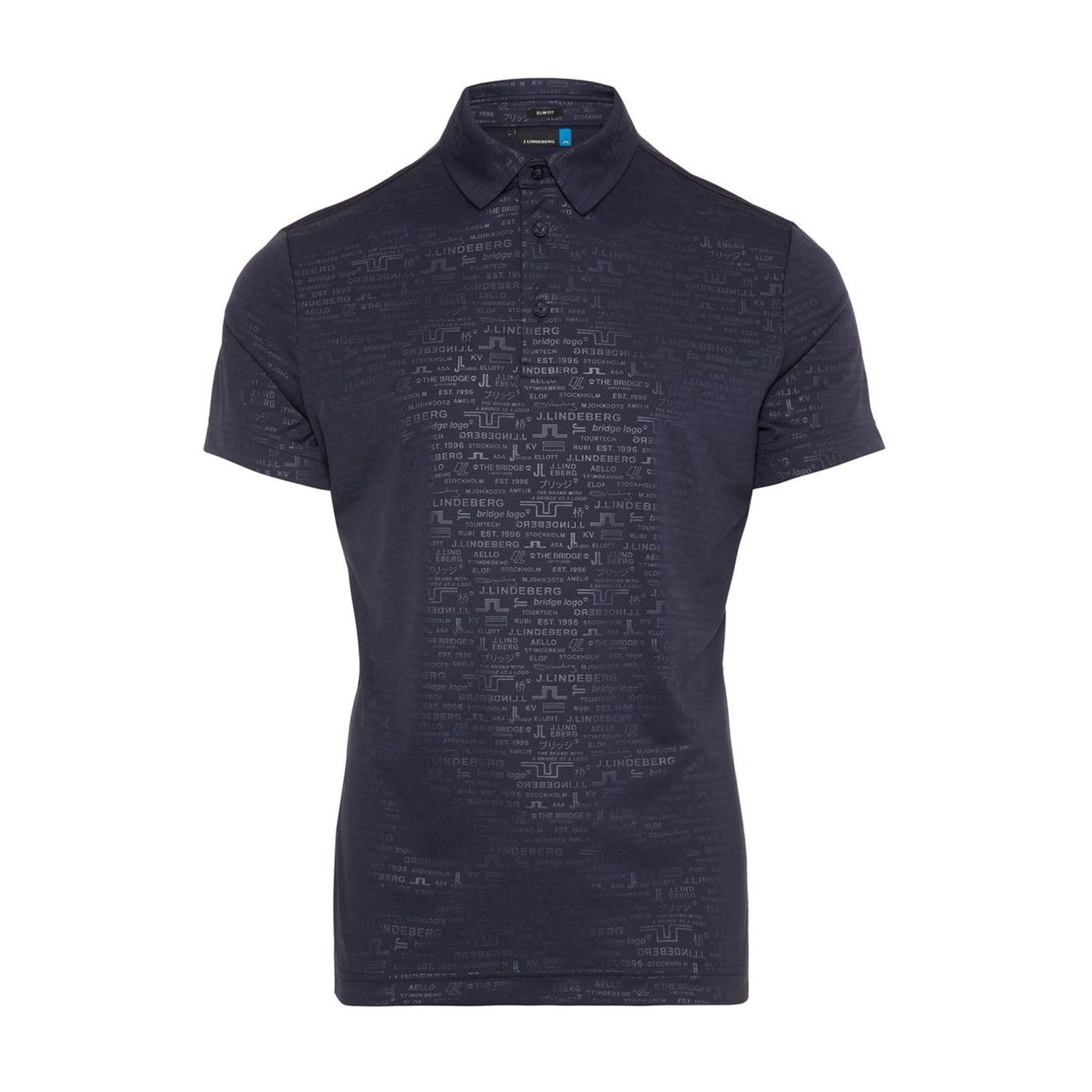 Polo en jersey Slim Fit-TX de J. Lindeberg M Pine Jl Navy pour homme