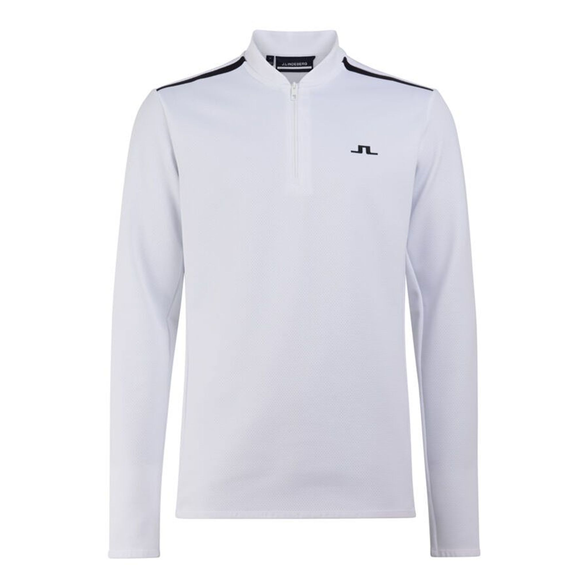 J. Lindeberg M Tech Bridge Golf Mid Layer Blanc Hommes