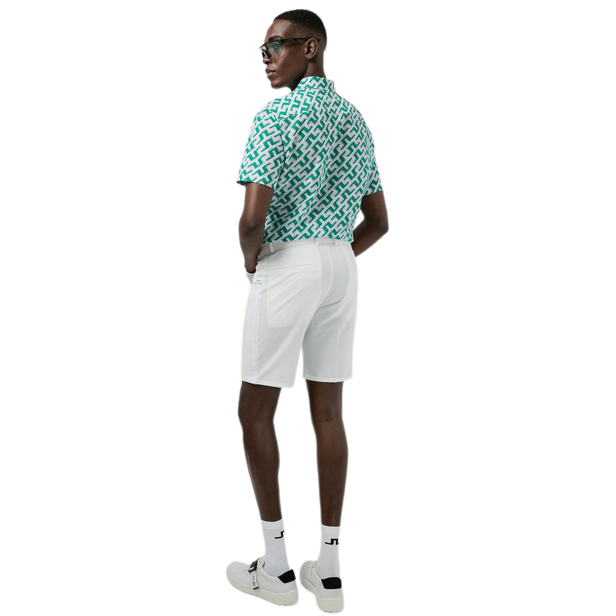 J. Lindeberg M Short Kim Blanc Hommes