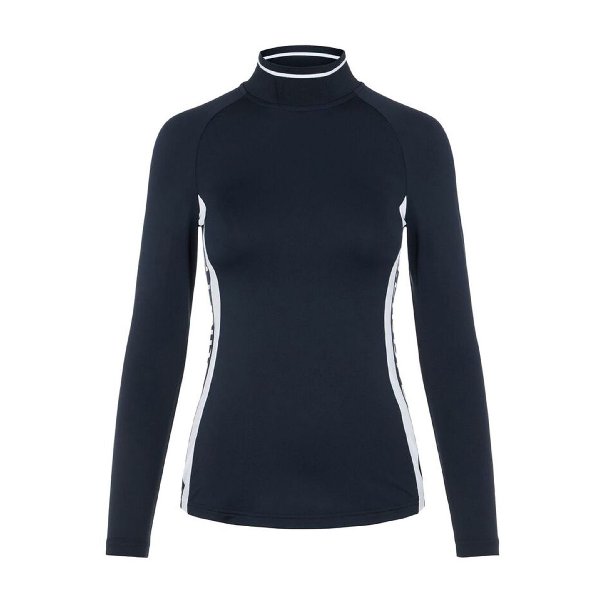 Haut de compression souple à manches longues Zadie W Layer de J. Lindeberg pour femme, bleu foncé