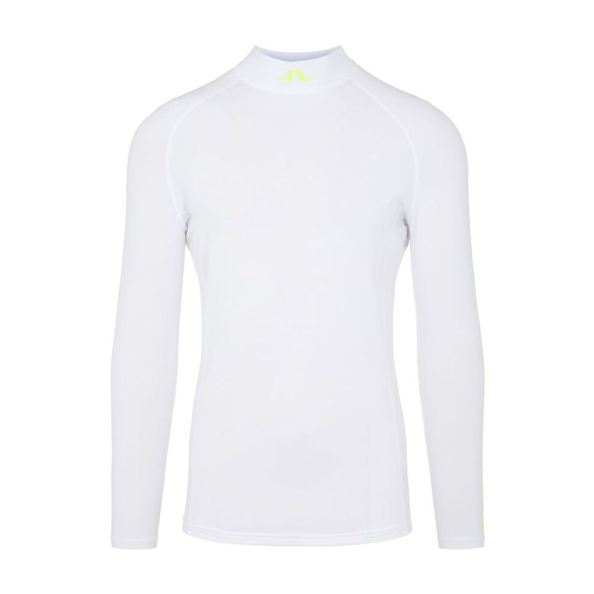 Haut de compression souple à manches longues J. Lindeberg Layer Aello pour homme, gris clair