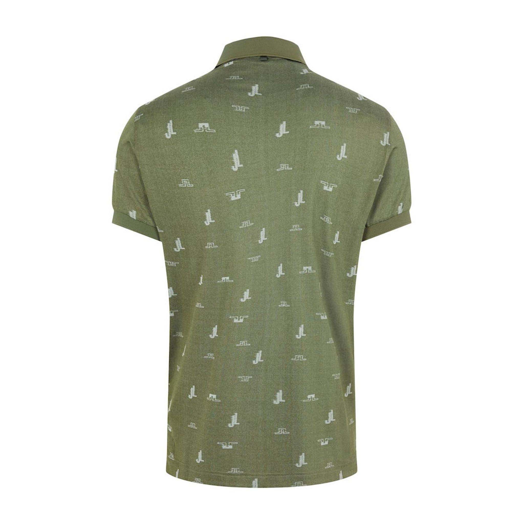 Polo J. Lindeberg M Glen Regular Fit SS JL Bridge Thyme Green Homme