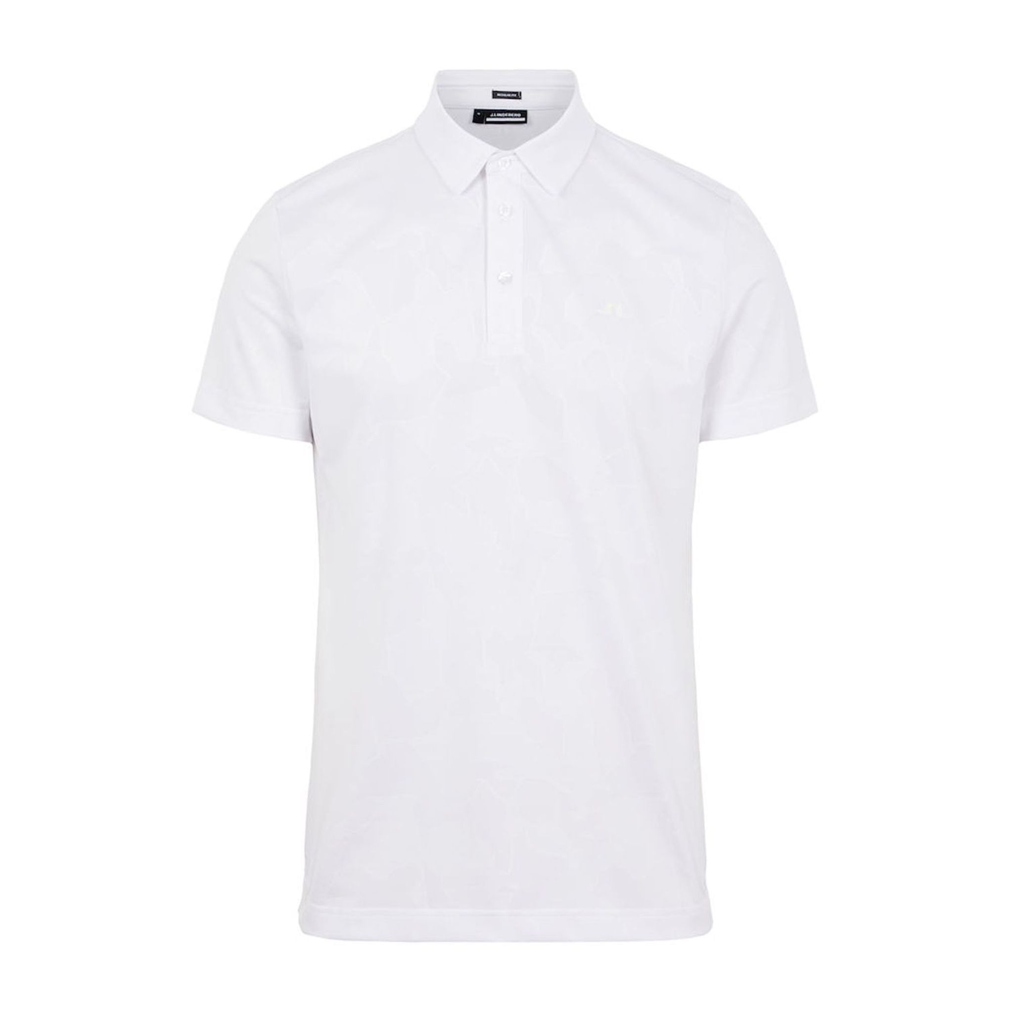 Polo J. Lindeberg M Clide Regular Fit SS pour homme, blanc