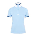 Polo J. Lindeberg W Minna SS pour femme, bleu d'été