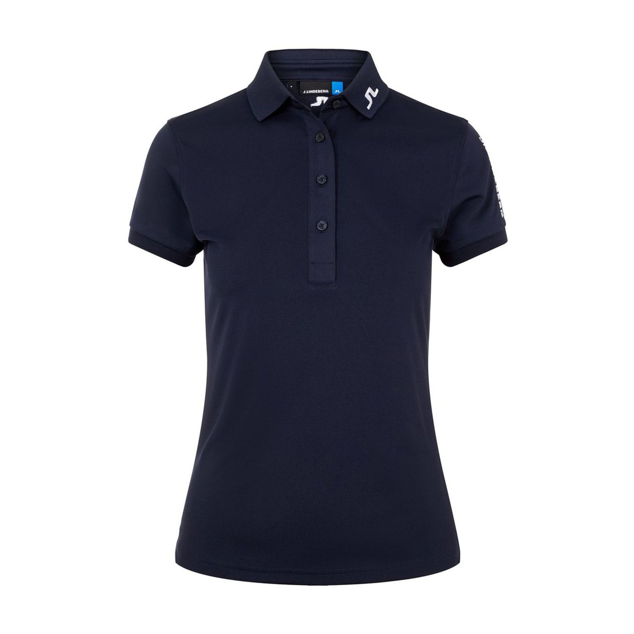 J. Lindeberg W Tour Tech slim TX Jersey Polo JL Navy Damen