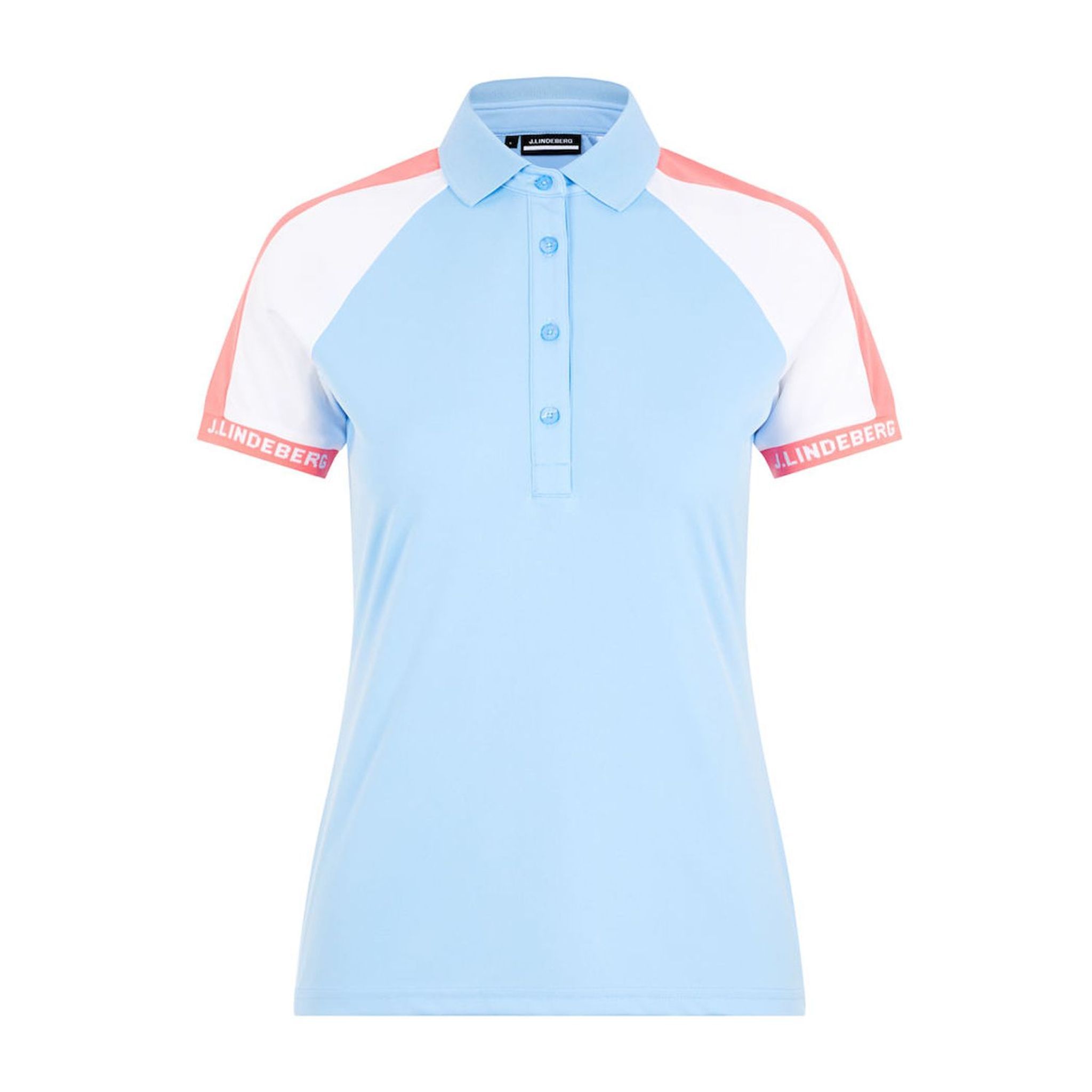 Polo J. Lindeberg W Perinne SS pour femme, bleu d'été