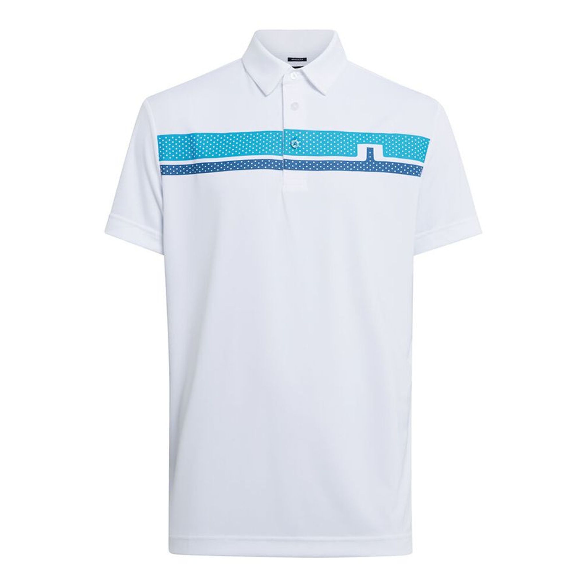 Polo de golf coupe régulière J. Lindeberg M Clark bleu émail pour homme