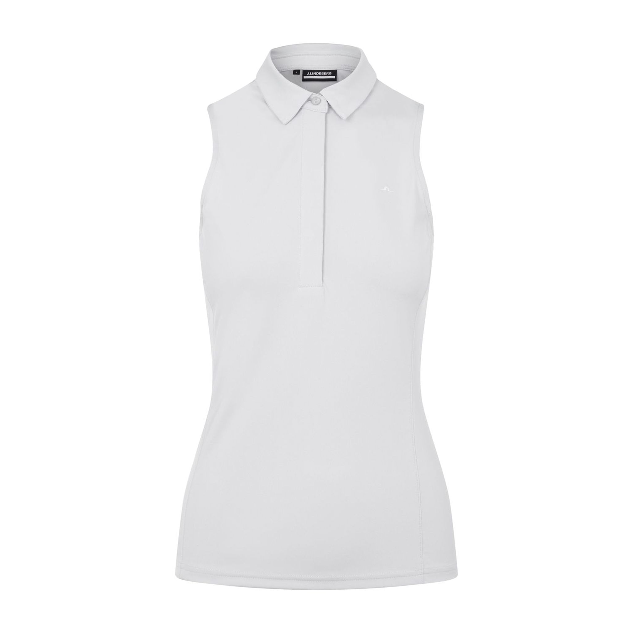 Polo SL W Dena de J. Lindeberg pour femme, gris clair