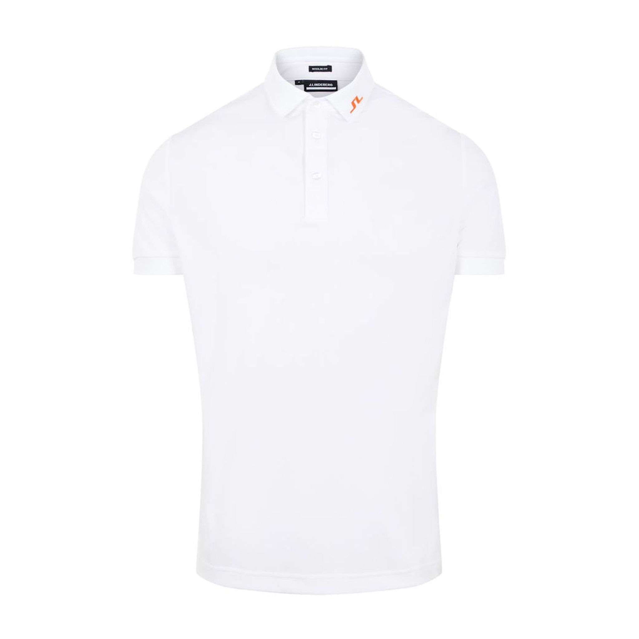 Polo J. Lindeberg M Kv Regular Fit SS Blanc Homme