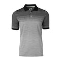 Polo Kjus M Melange Fading SS Blanc Melange Homme