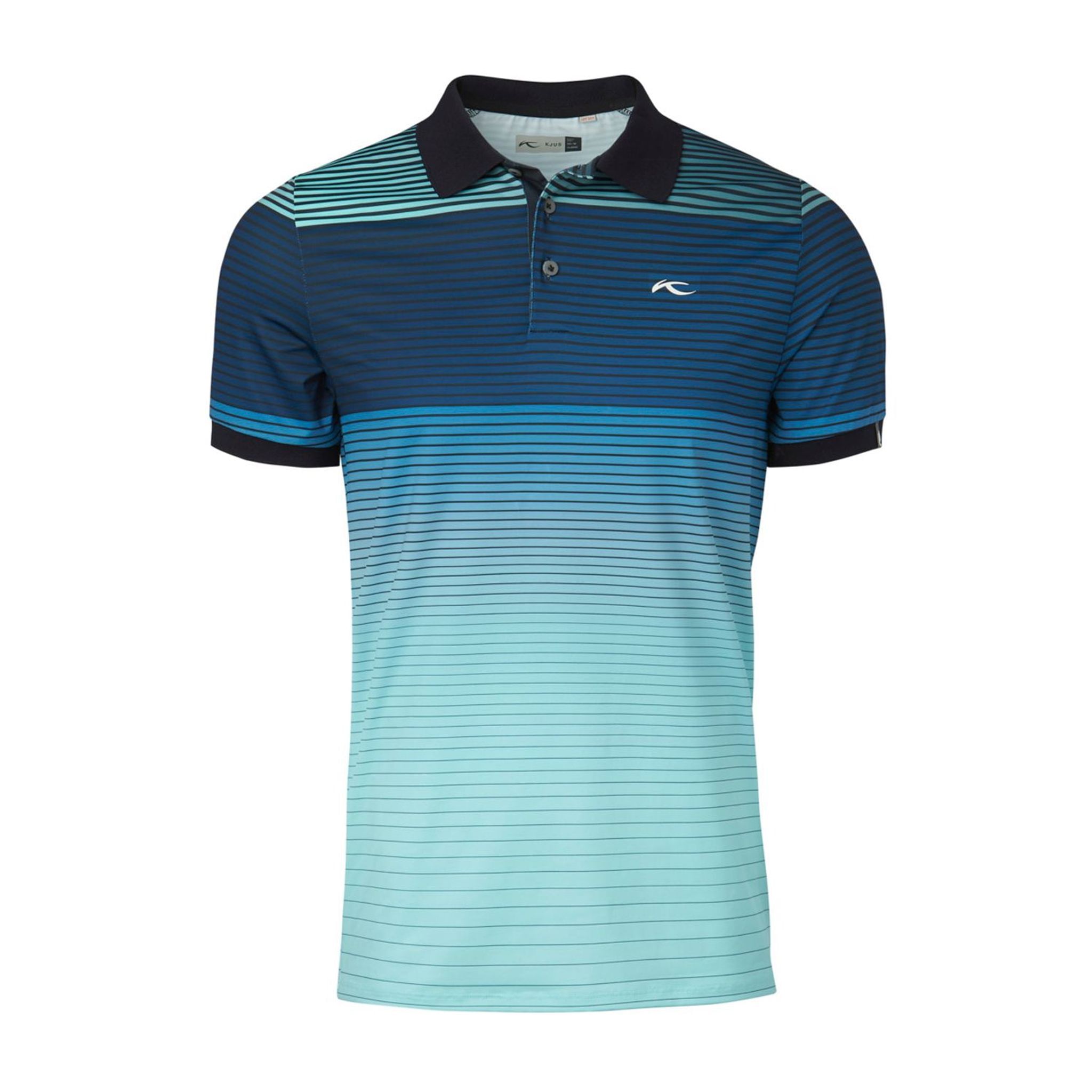 Polo Kjus M Spot Printed SS Bleu Glace Homme