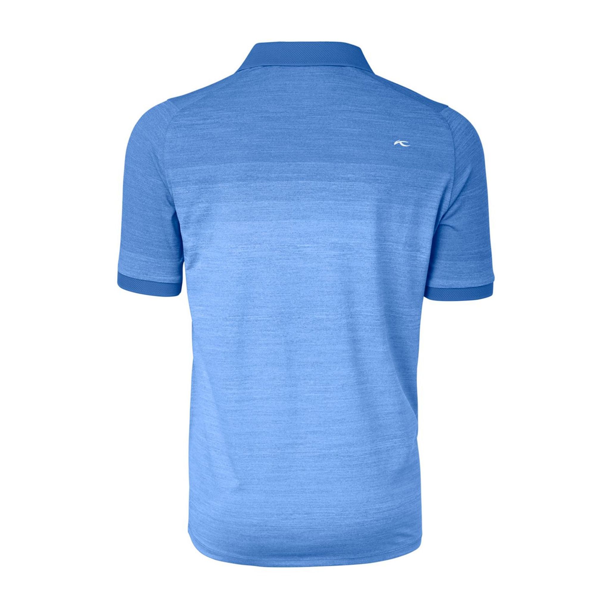 Polo Kjus M Melange Fading SS Strong Blue Mel Homme