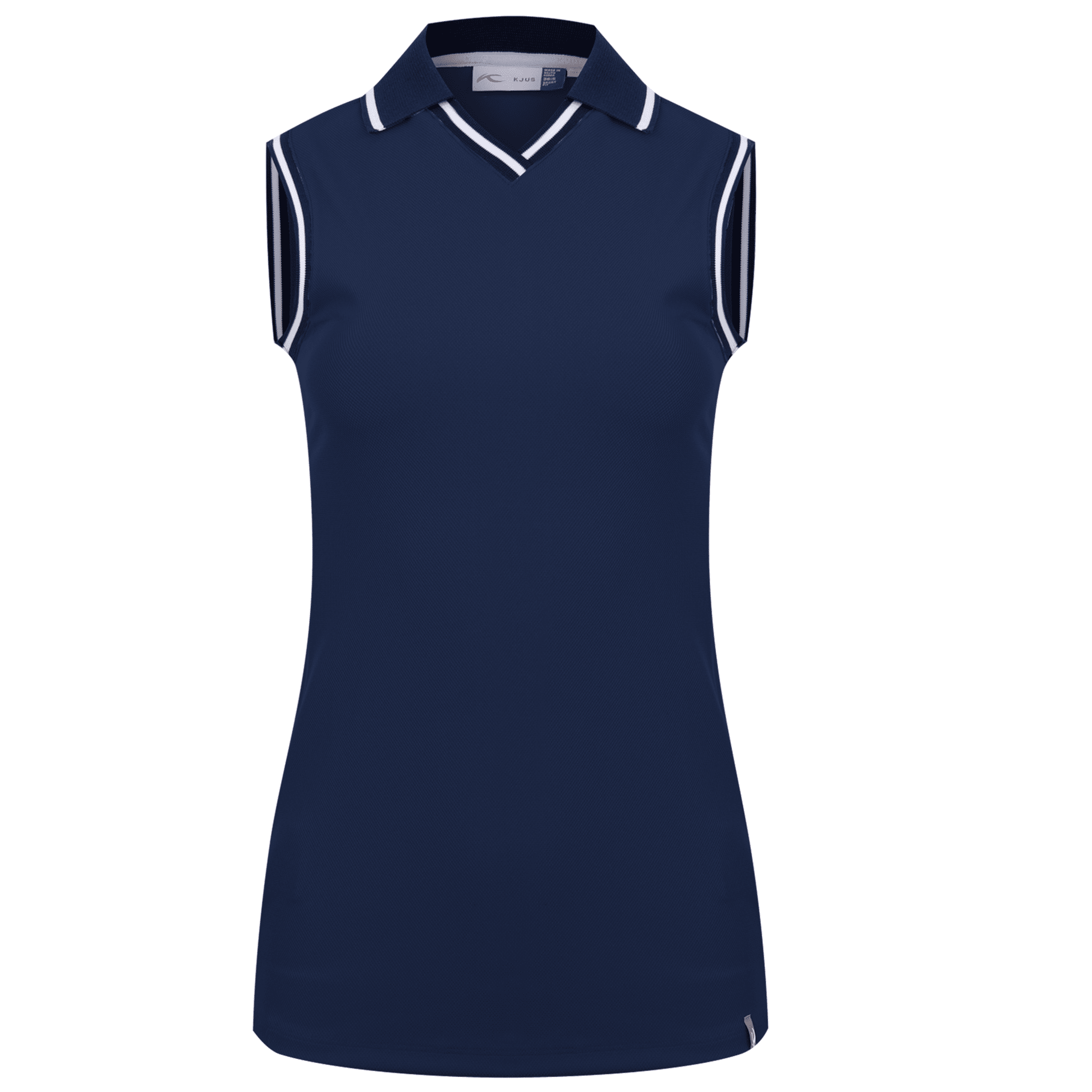 Polo de golf Kjus Vneck S/L pour femme