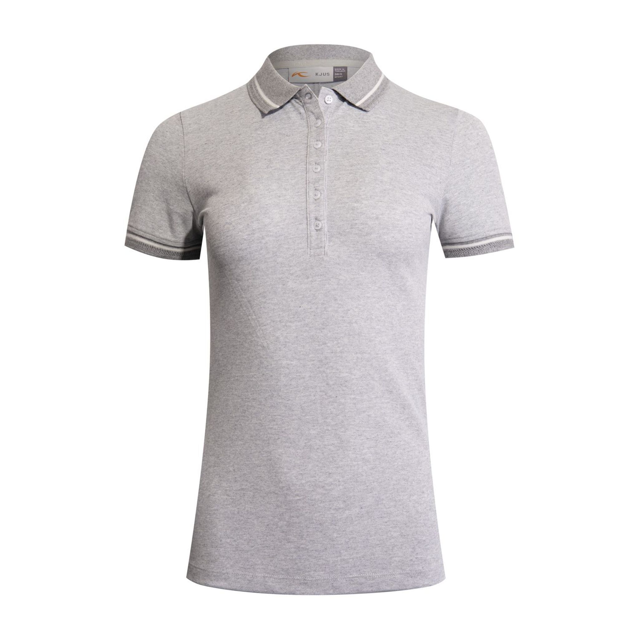 Polo Kjus W Sanna SS Gris Acier Melange Femme