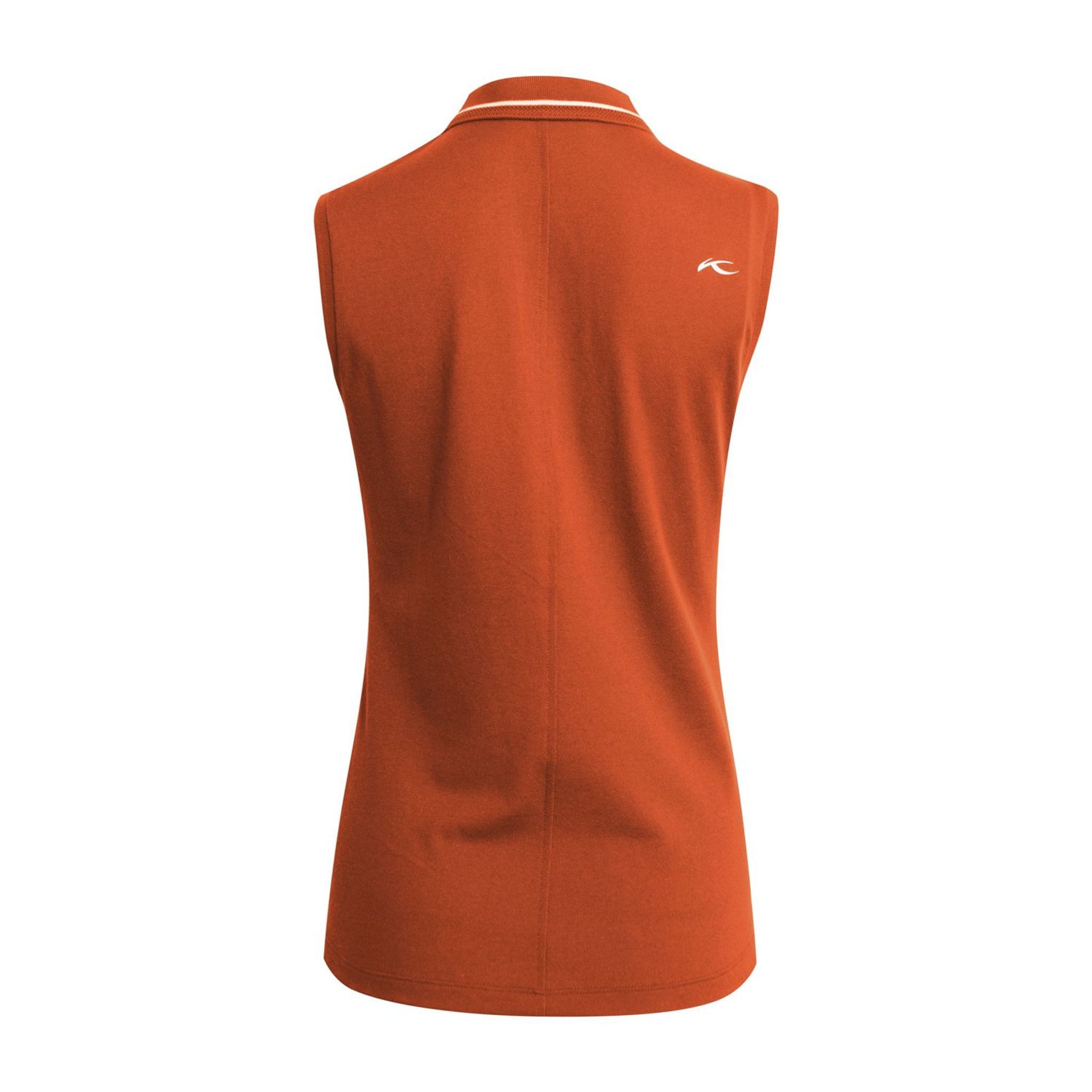 Polo Kjus W Sanna SL Mandarine Femme